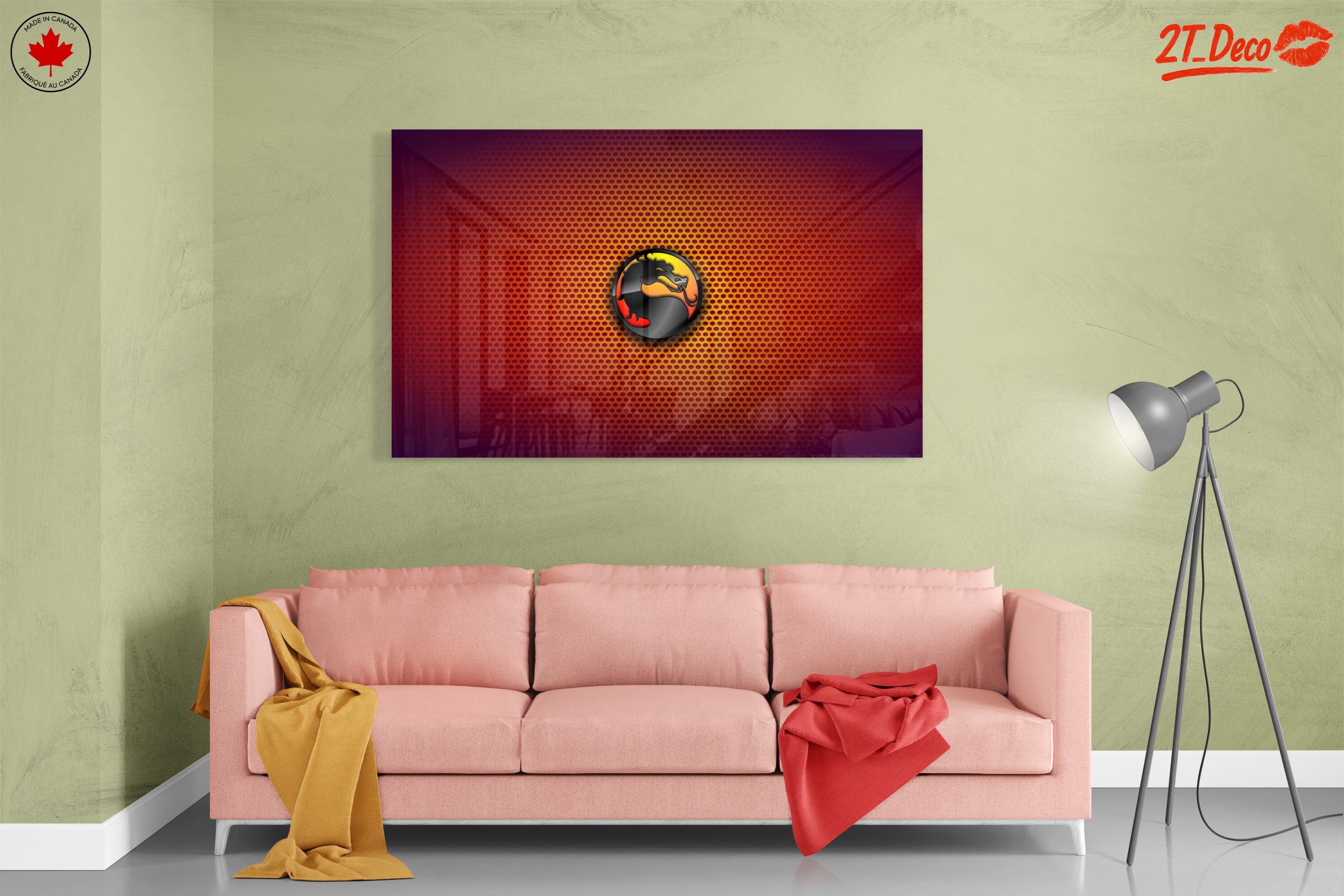 Mortal Kombat Iconic Logo Art - Image 7