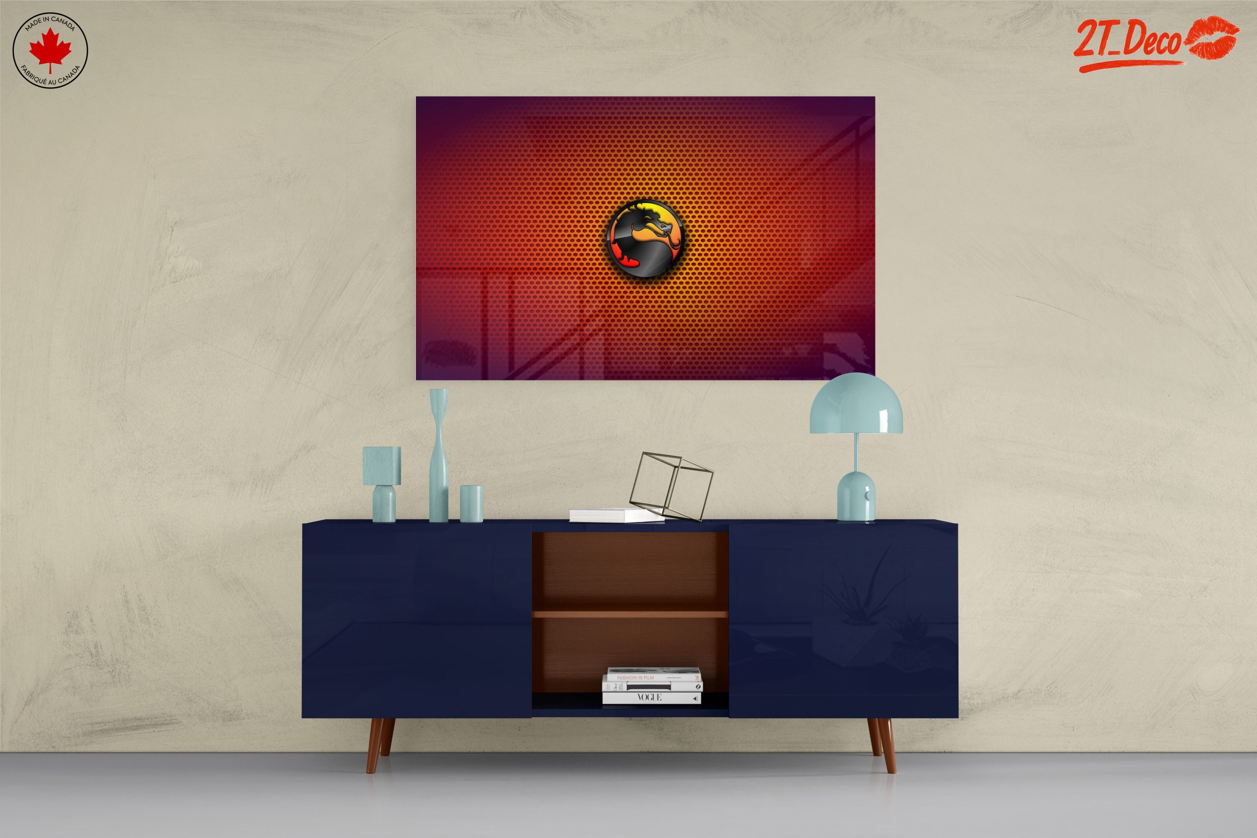 Mortal Kombat Iconic Logo Art - Image 8