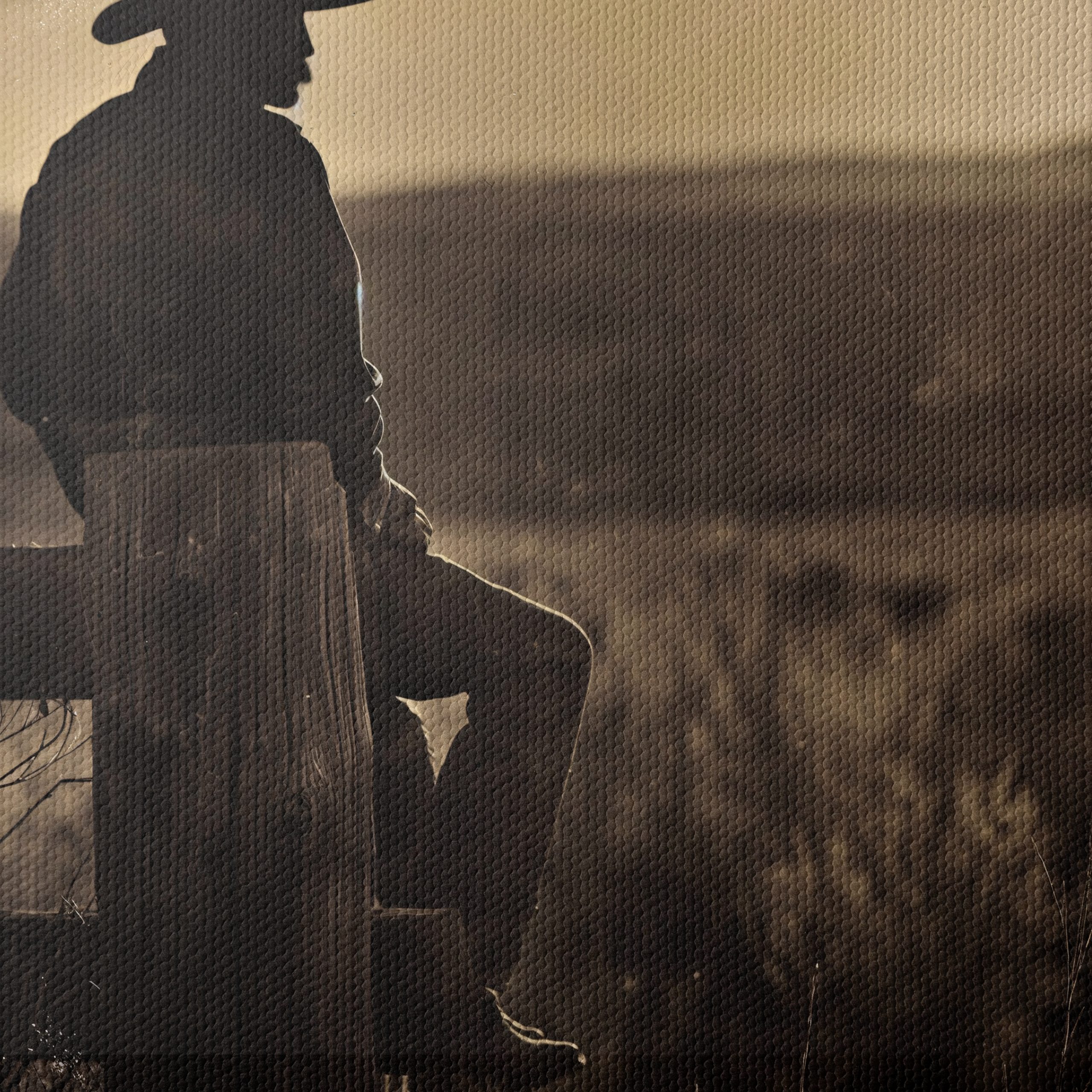 Silhouette Cowboy at Sunset - Image 4
