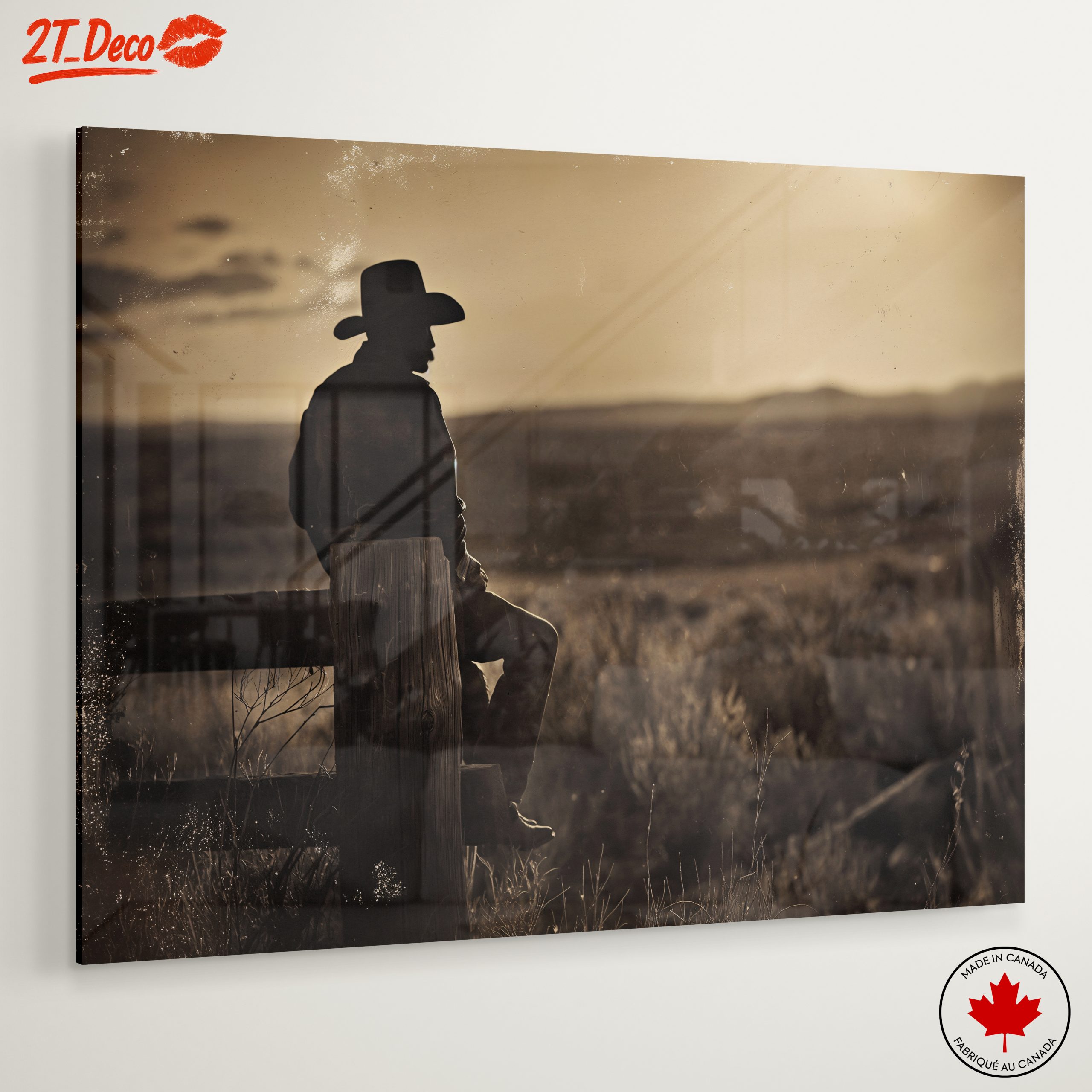 Silhouette Cowboy at Sunset - Image 6