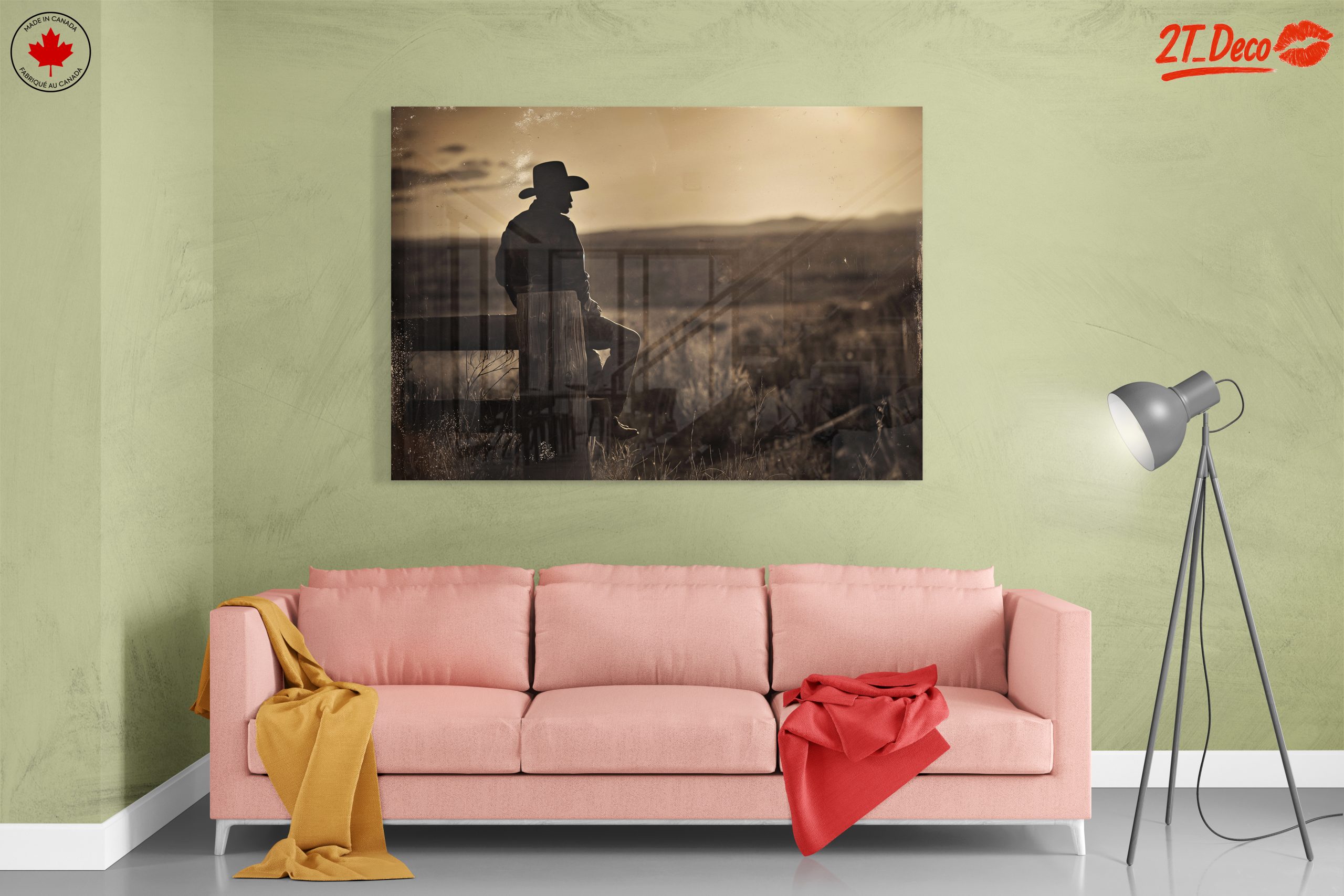 Silhouette Cowboy at Sunset - Image 7