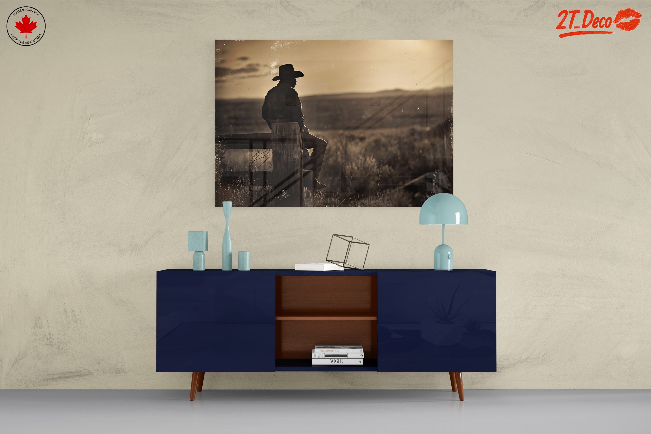 Silhouette Cowboy at Sunset - Image 8