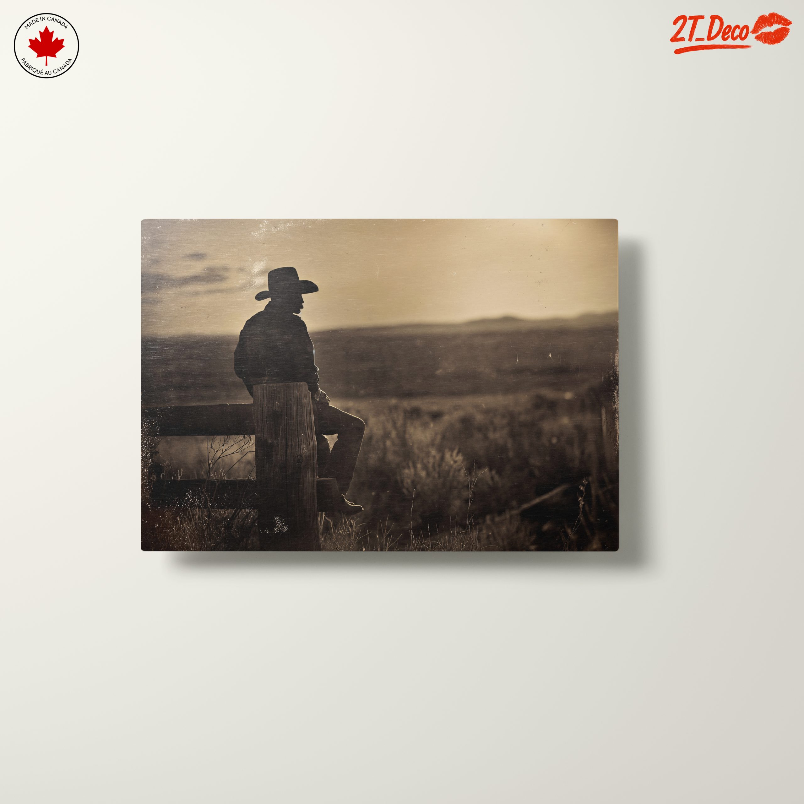 Silhouette Cowboy at Sunset - Image 10