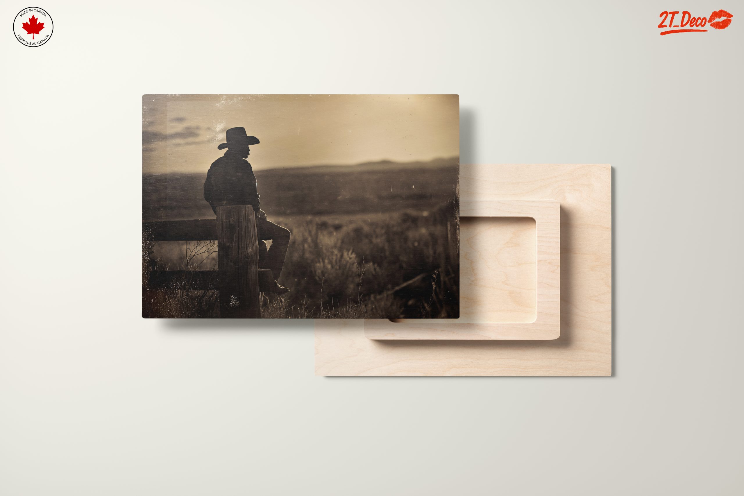 Silhouette Cowboy at Sunset - Image 11