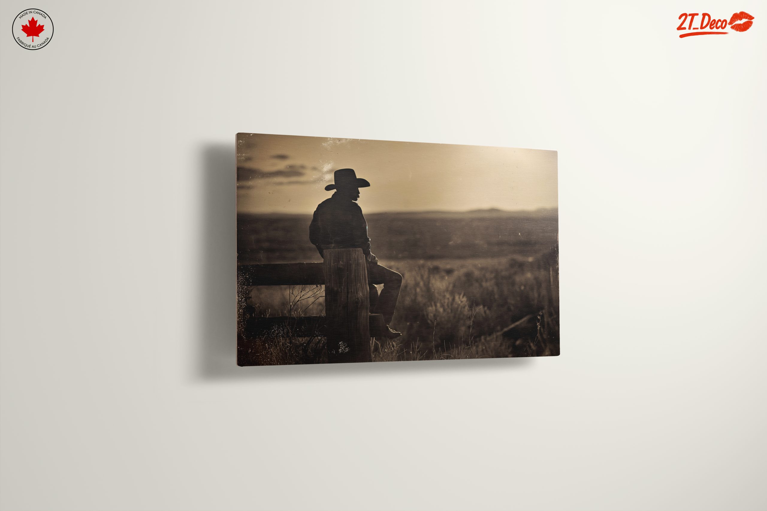 Silhouette Cowboy at Sunset - Image 13