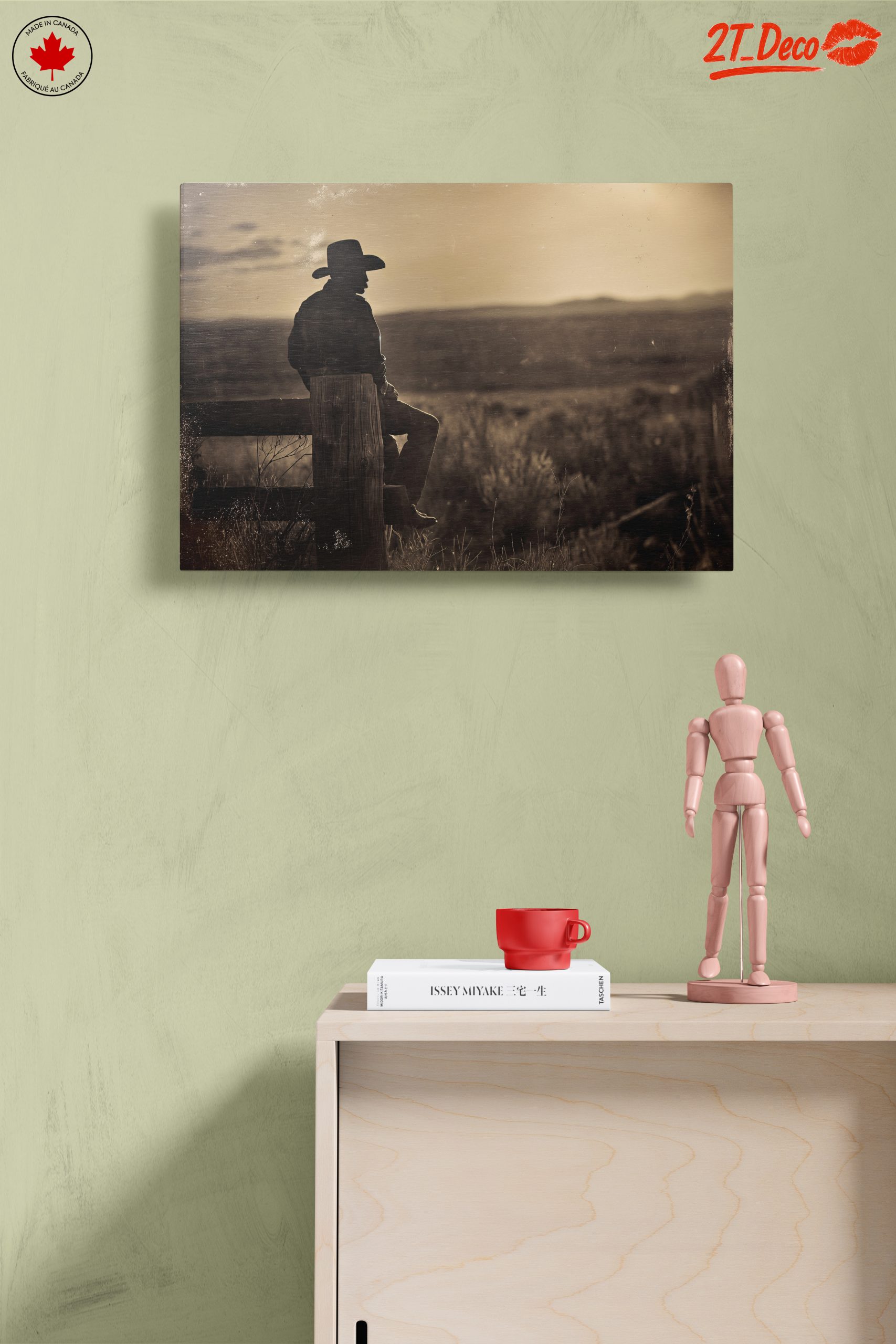 Silhouette Cowboy at Sunset - Image 14