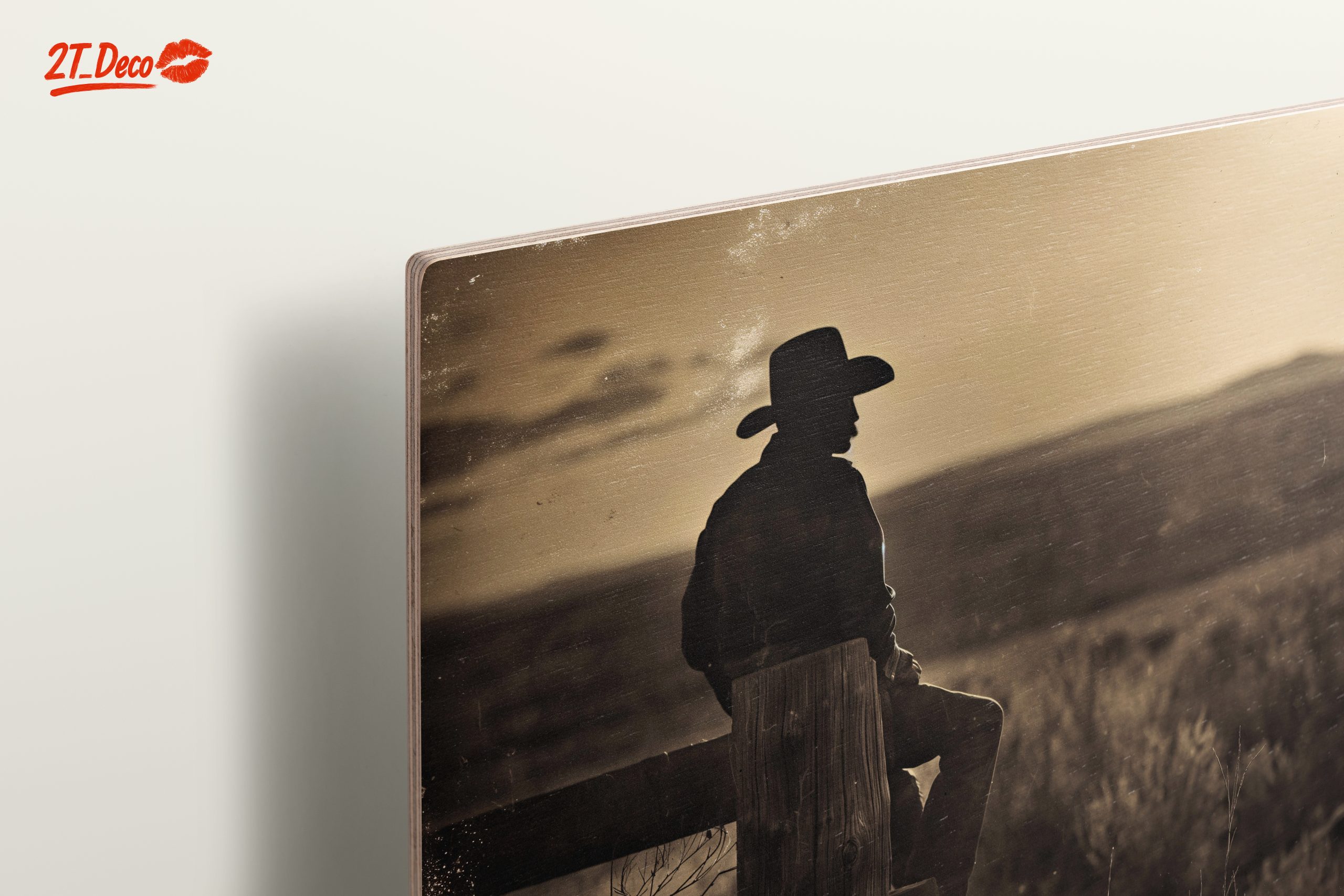 Silhouette Cowboy at Sunset - Image 15