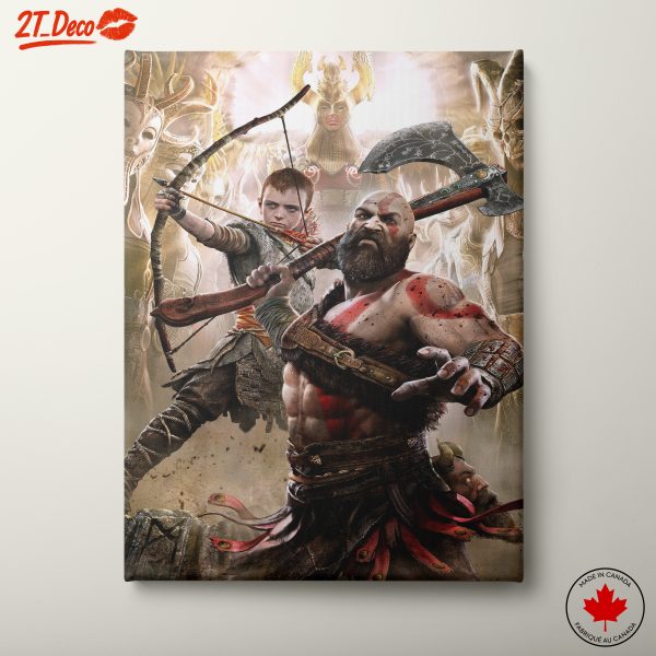 Epic God of War Action Scene