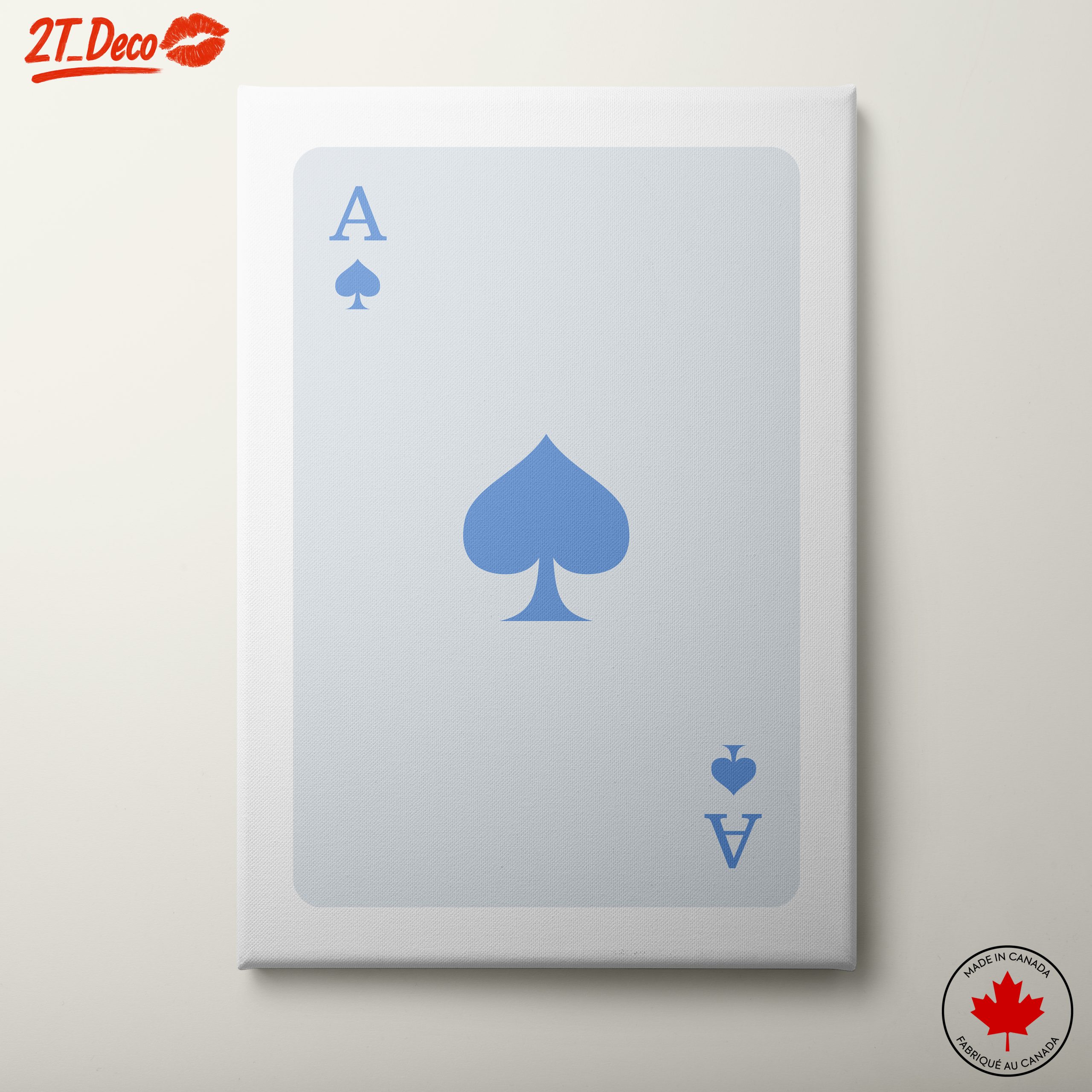 Ace of Spades Playing Card Art 6