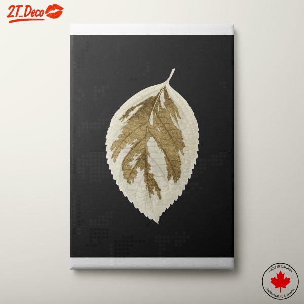 Stylized Gold Leaf Nature Art
