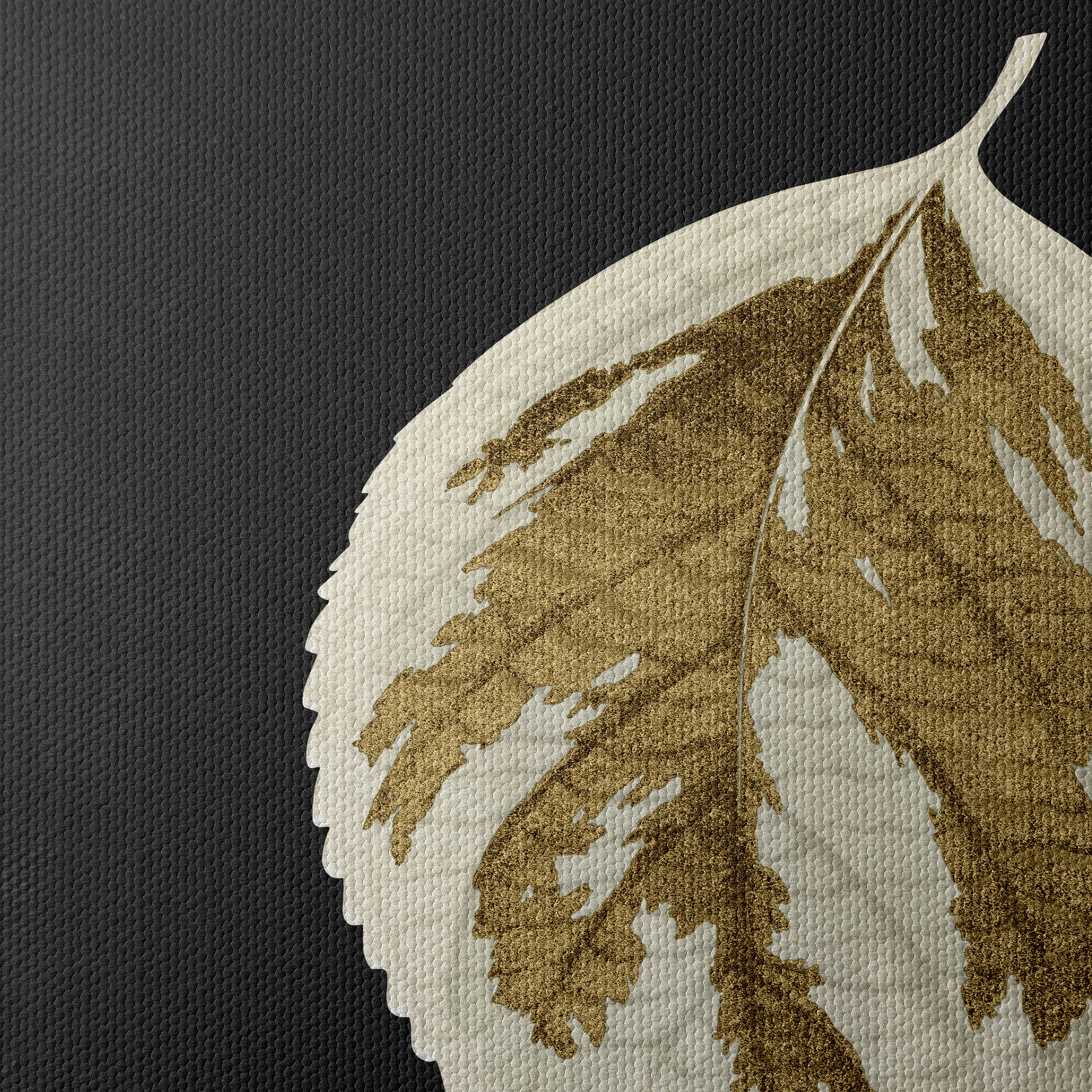 Stylized Gold Leaf Nature Art - Image 4