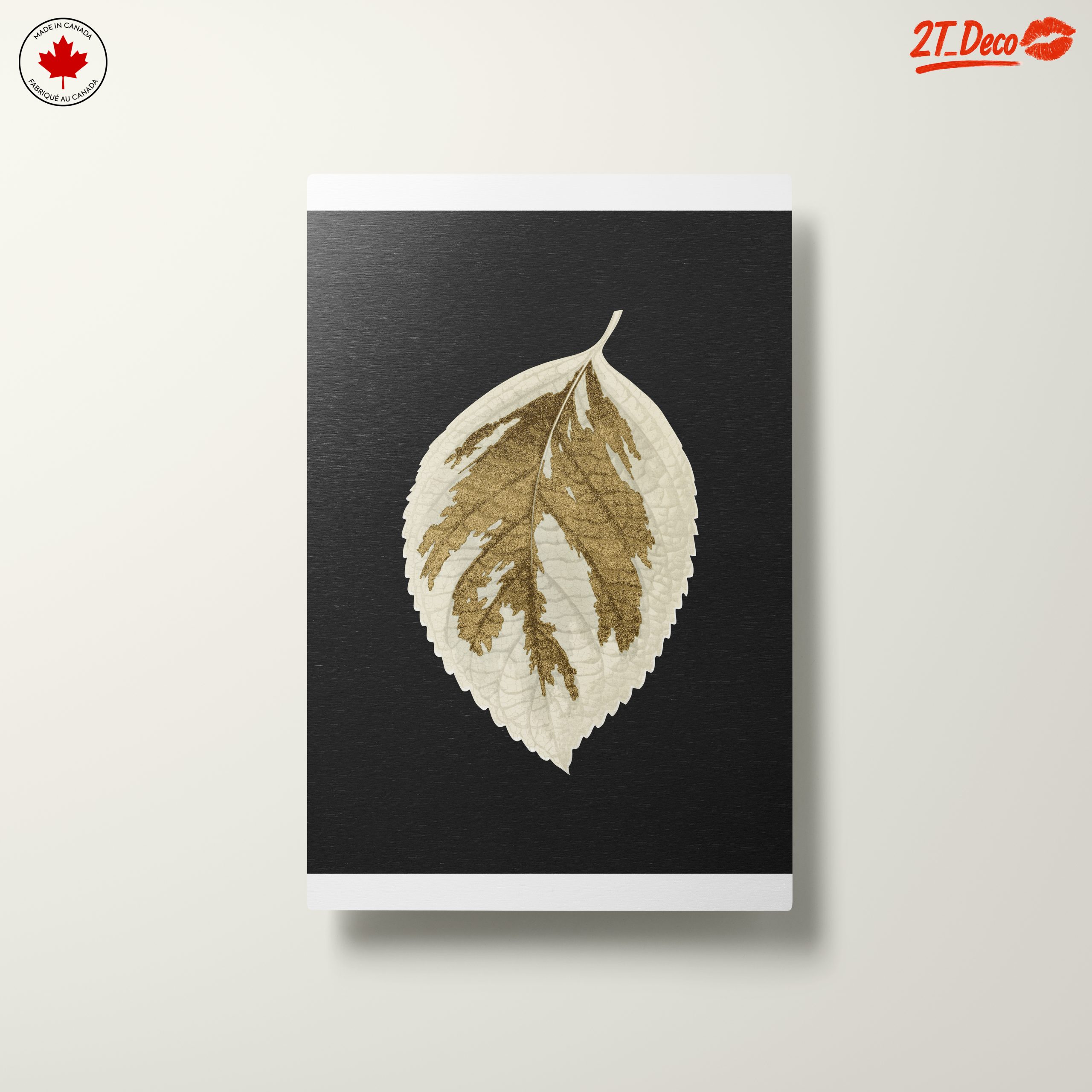 Stylized Gold Leaf Nature Art - Image 10