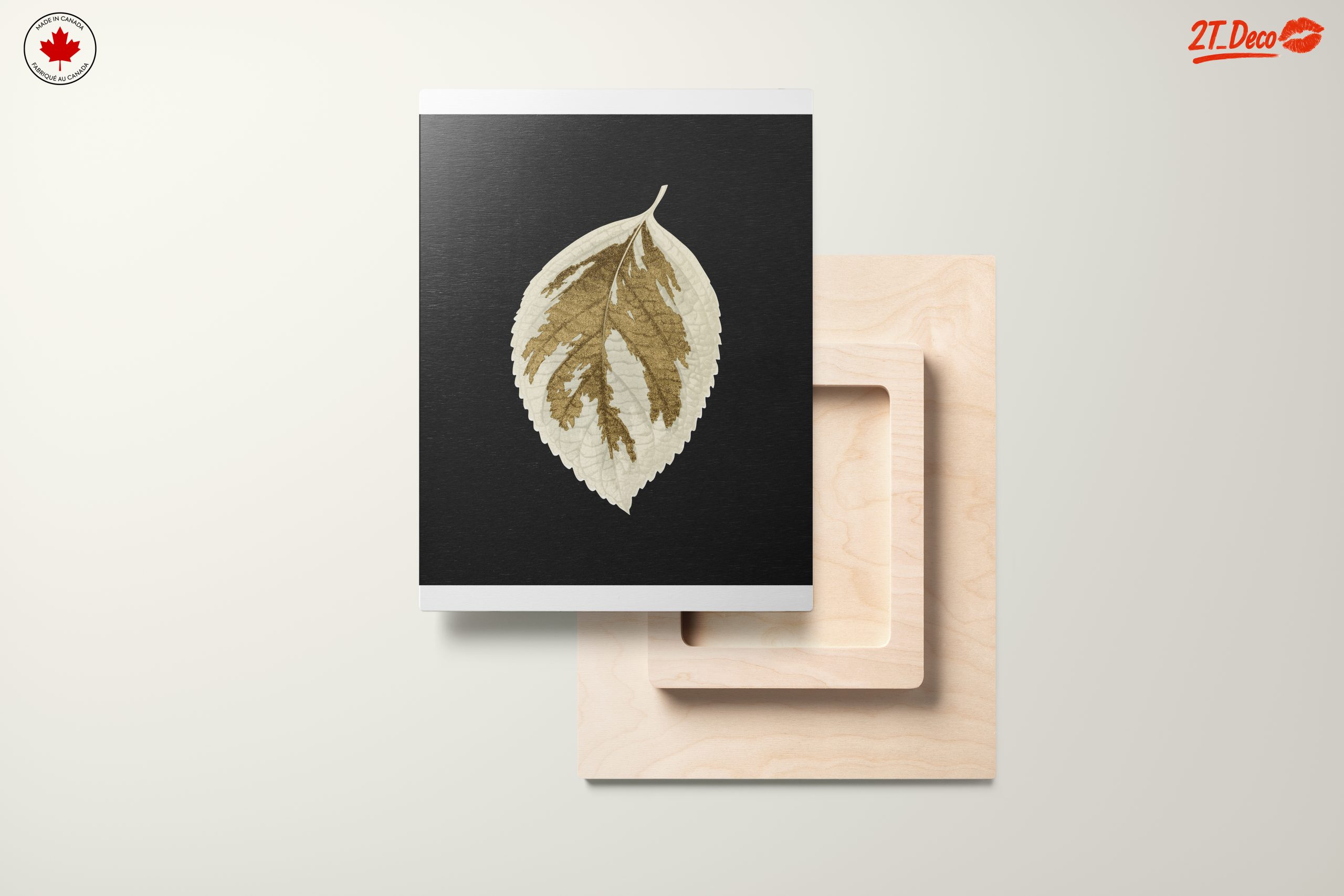 Stylized Gold Leaf Nature Art - Image 11