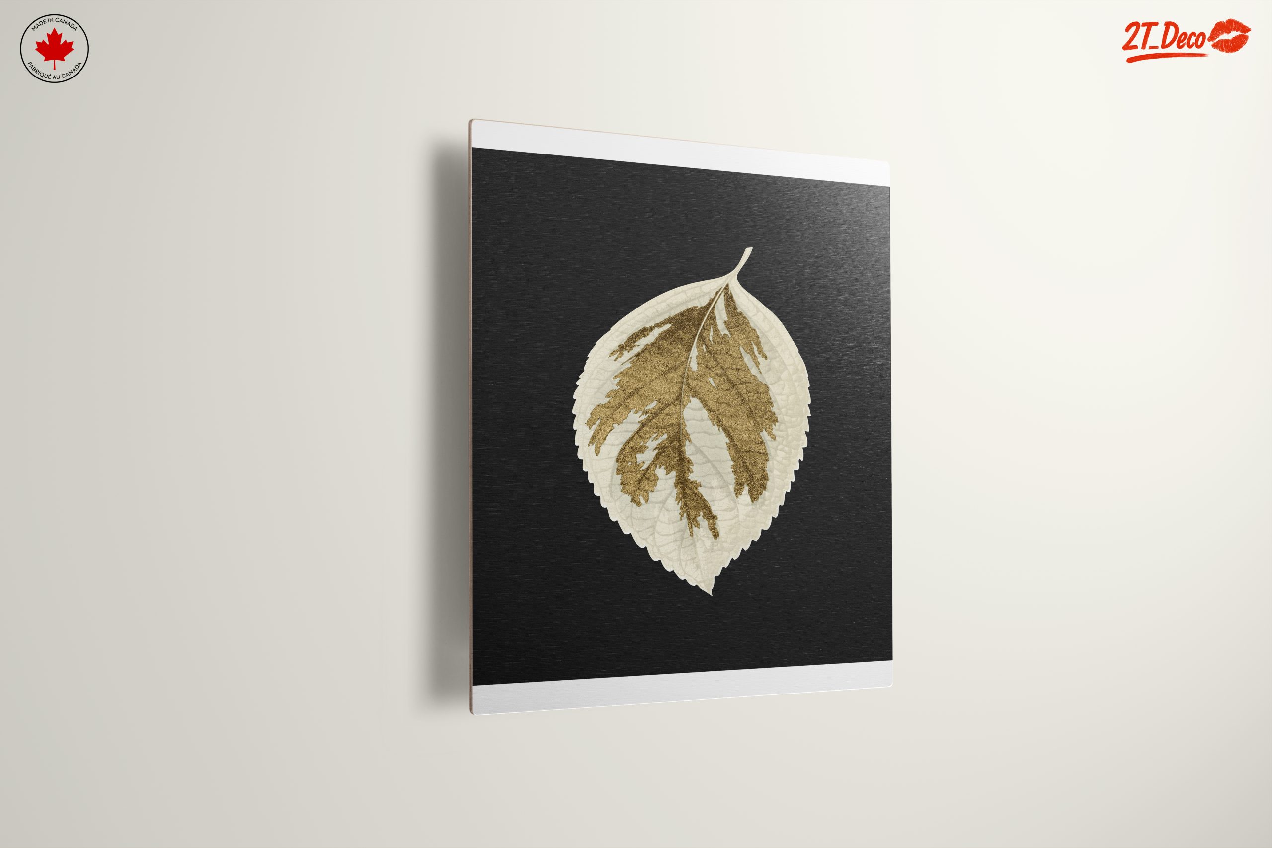 Stylized Gold Leaf Nature Art - Image 13