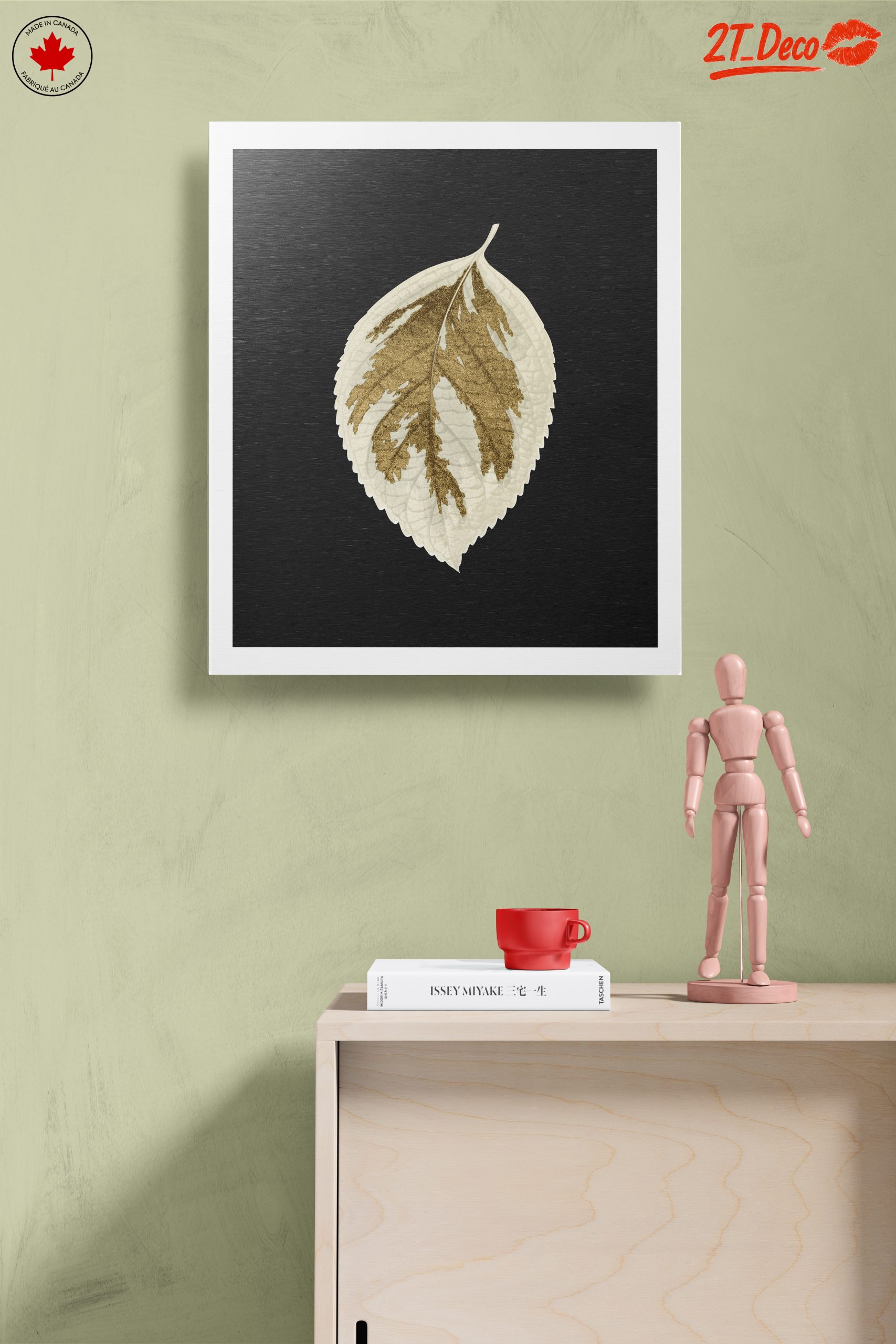 Stylized Gold Leaf Nature Art - Image 14