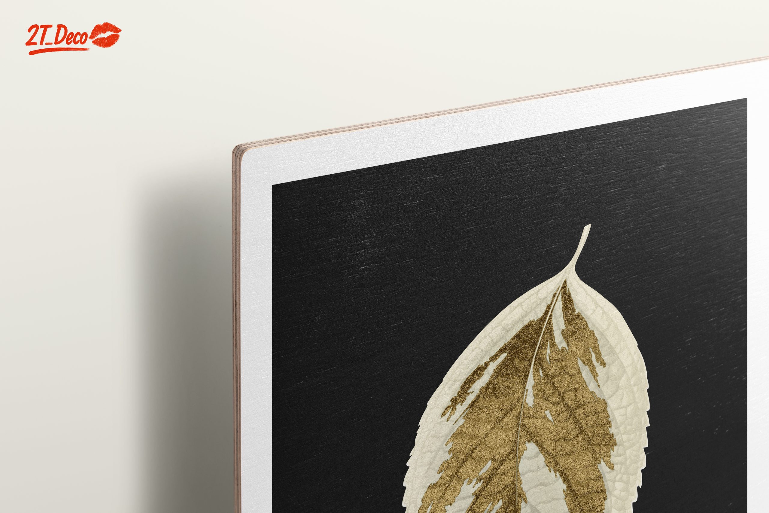 Stylized Gold Leaf Nature Art - Image 15
