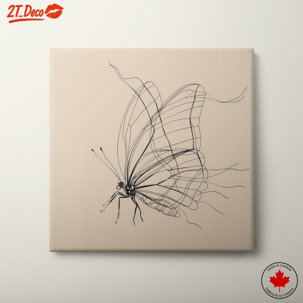 Stylized Butterfly Leaf Art