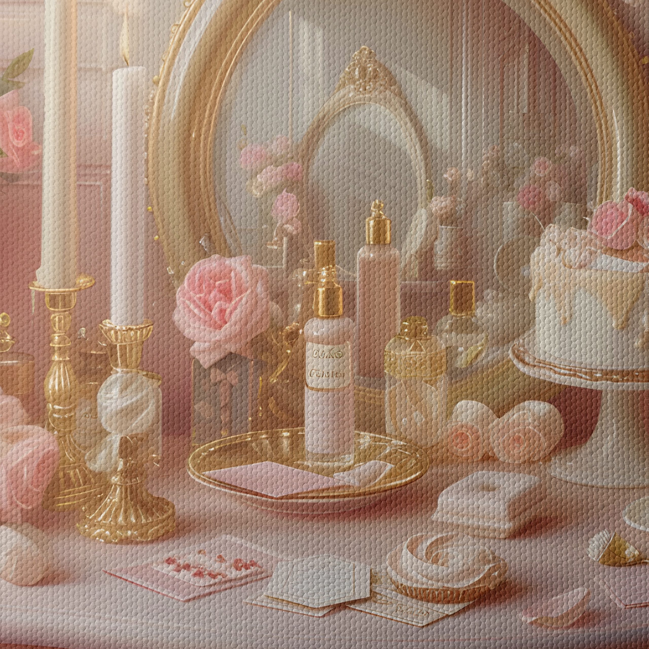 Elegant Feminine Floral Still Life Art - Image 4