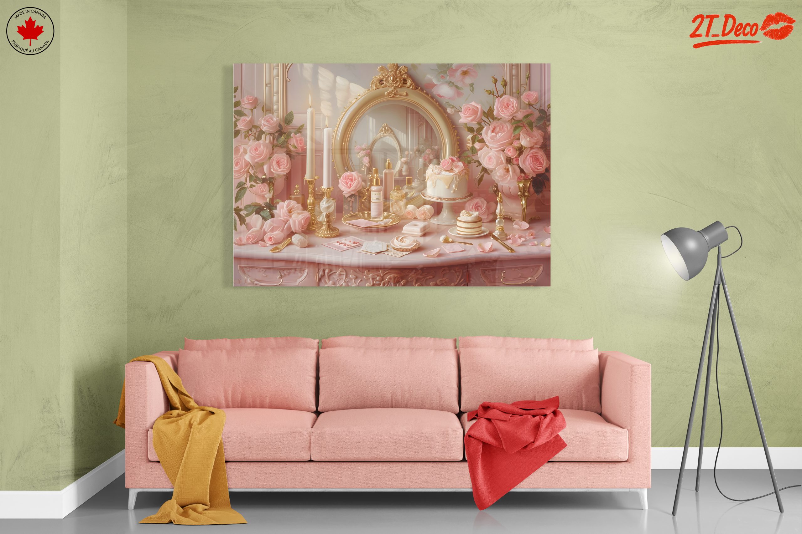 Elegant Feminine Floral Still Life Art - Image 7
