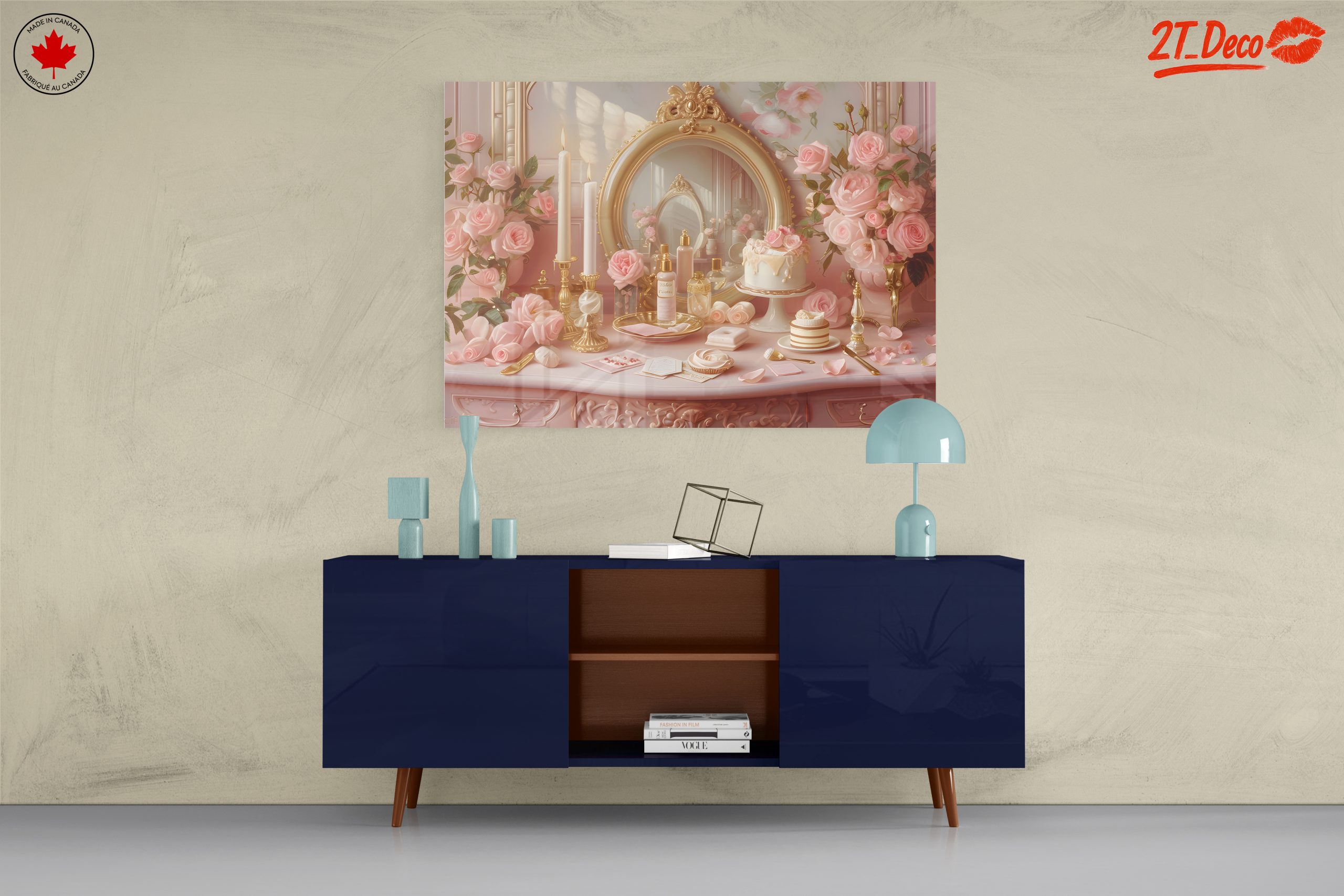 Elegant Feminine Floral Still Life Art - Image 8