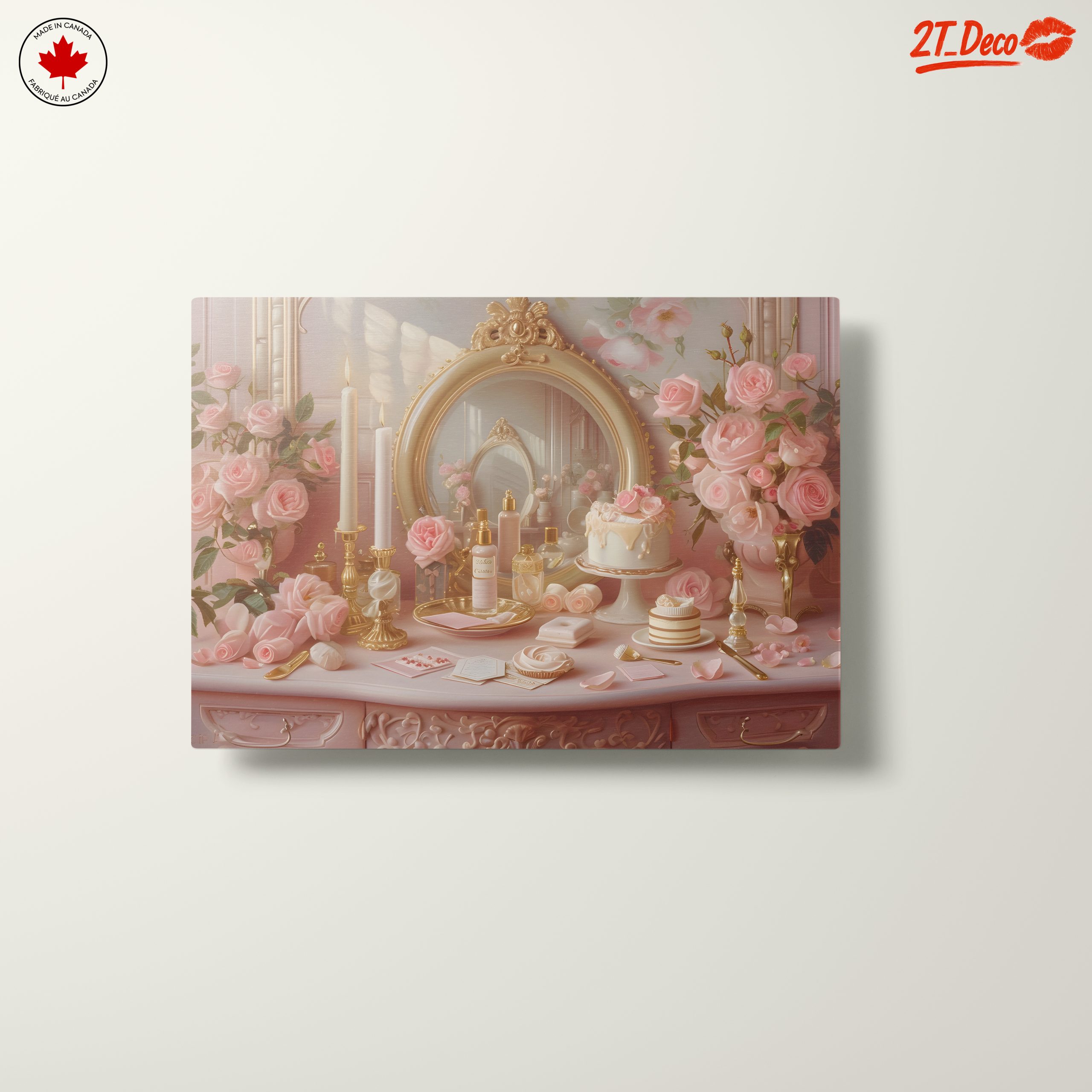 Elegant Feminine Floral Still Life Art - Image 10