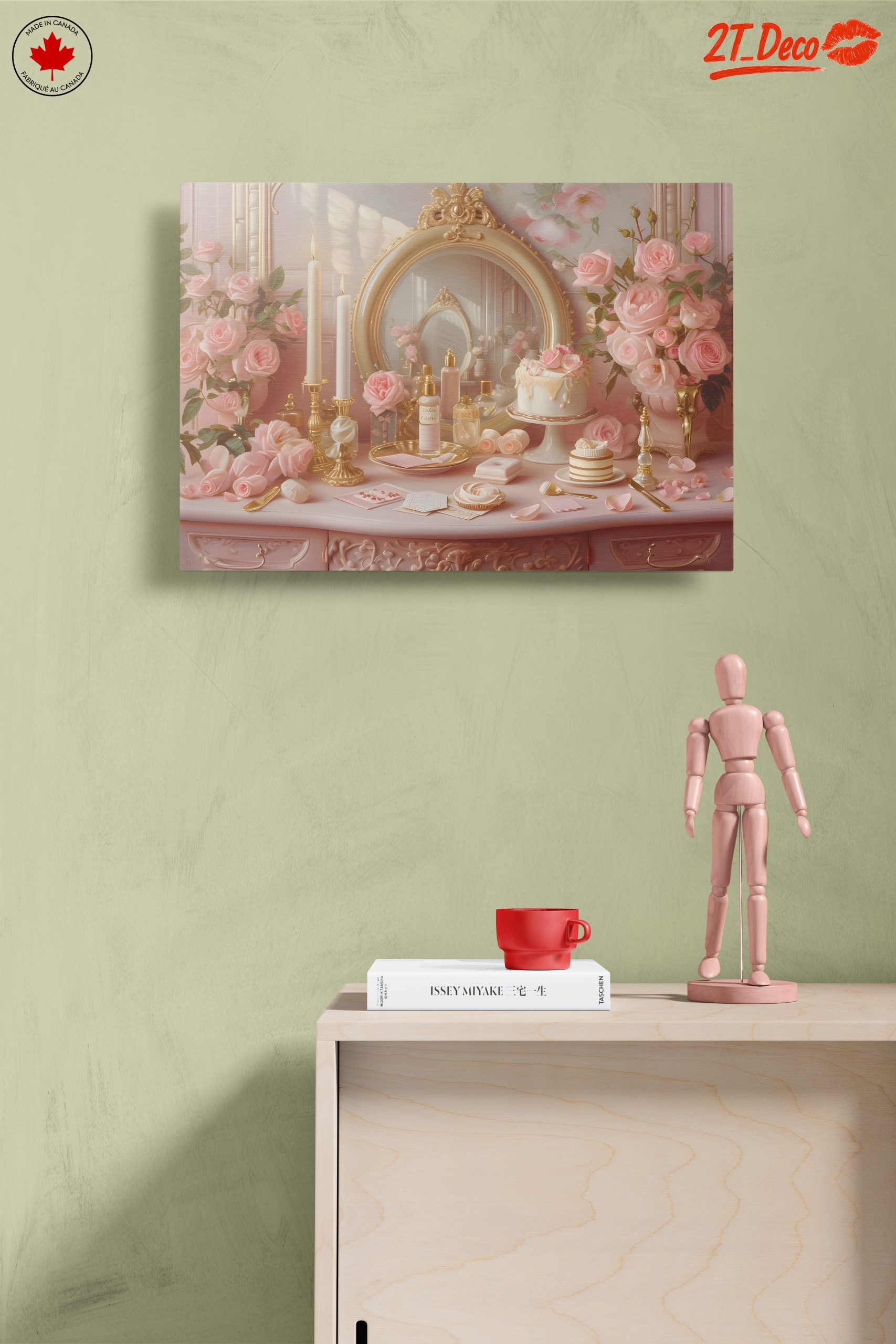Elegant Feminine Floral Still Life Art - Image 14