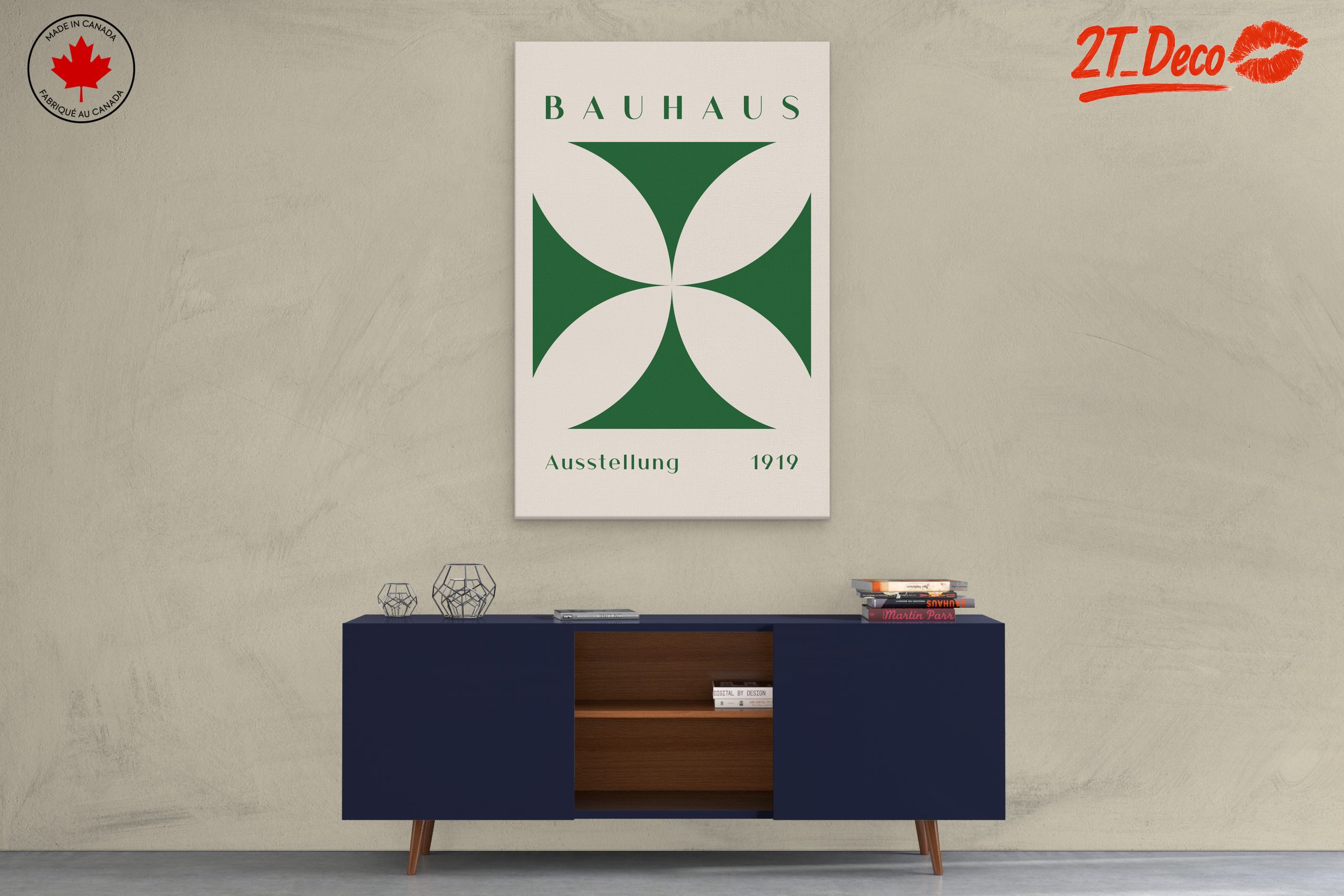 Bauhaus Style Geometric Wall Art 3 - Image 3