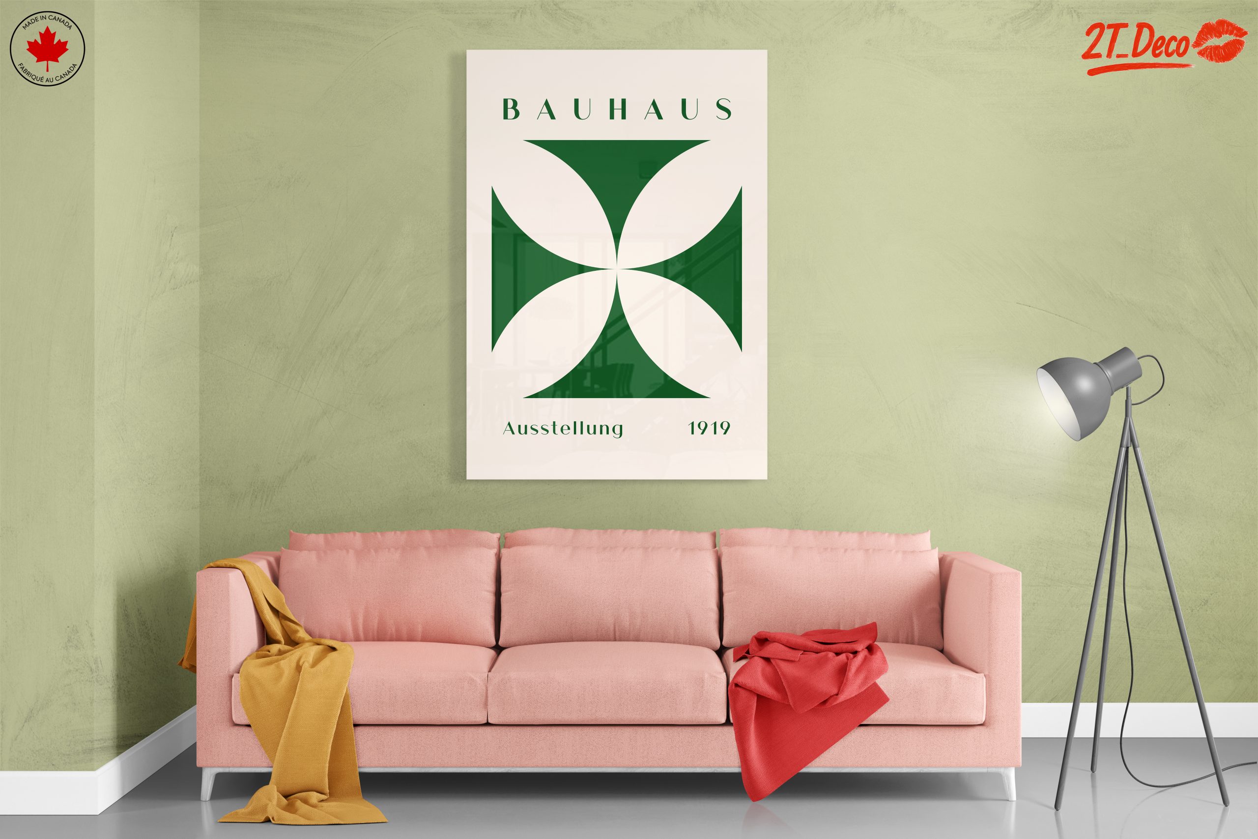 Bauhaus Style Geometric Wall Art 3 - Image 7