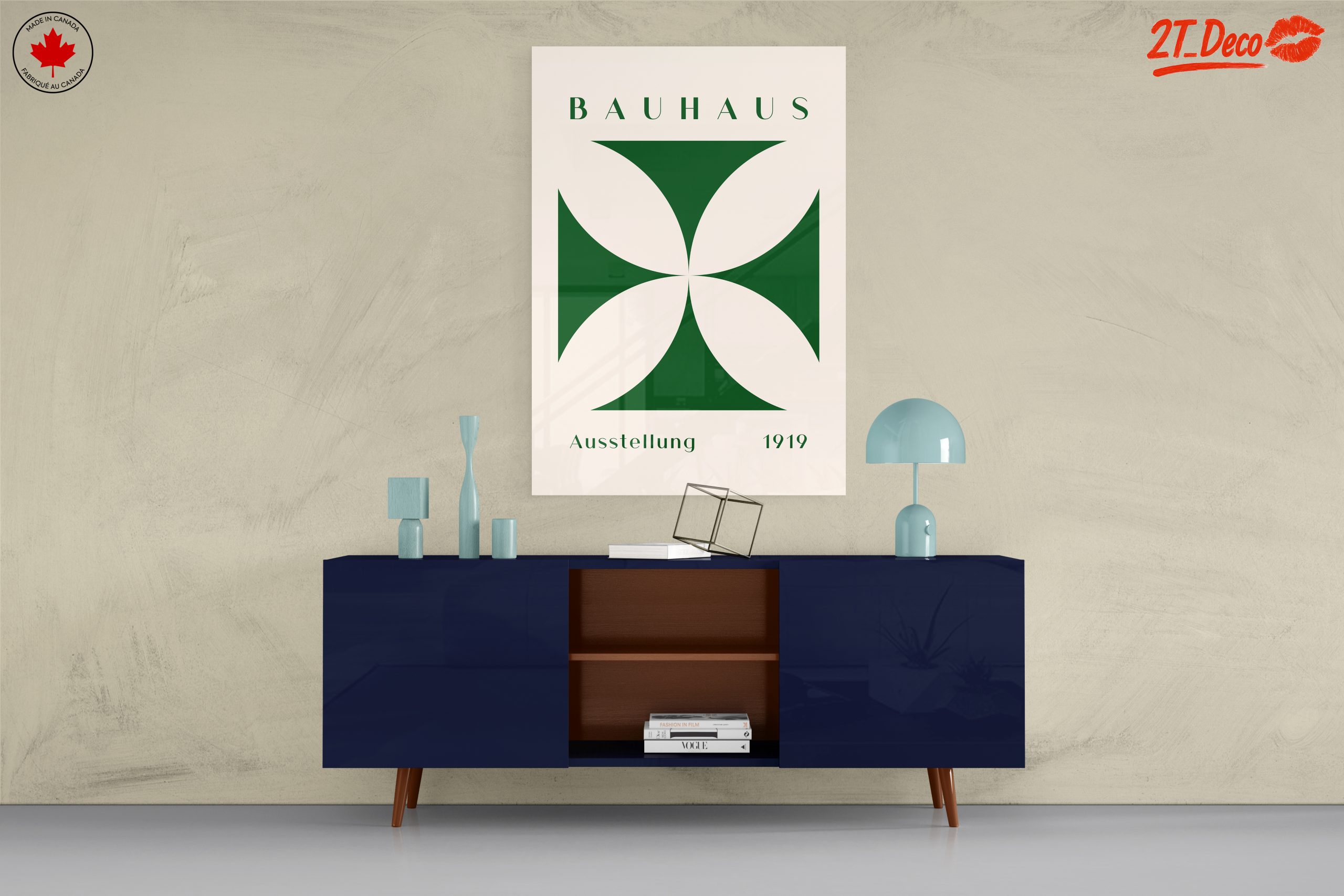 Bauhaus Style Geometric Wall Art 3 - Image 8