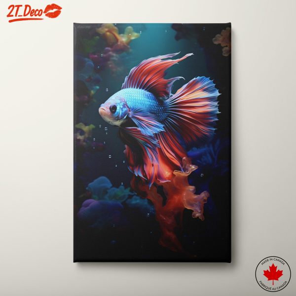Vibrant Fish Swimming Among Coral