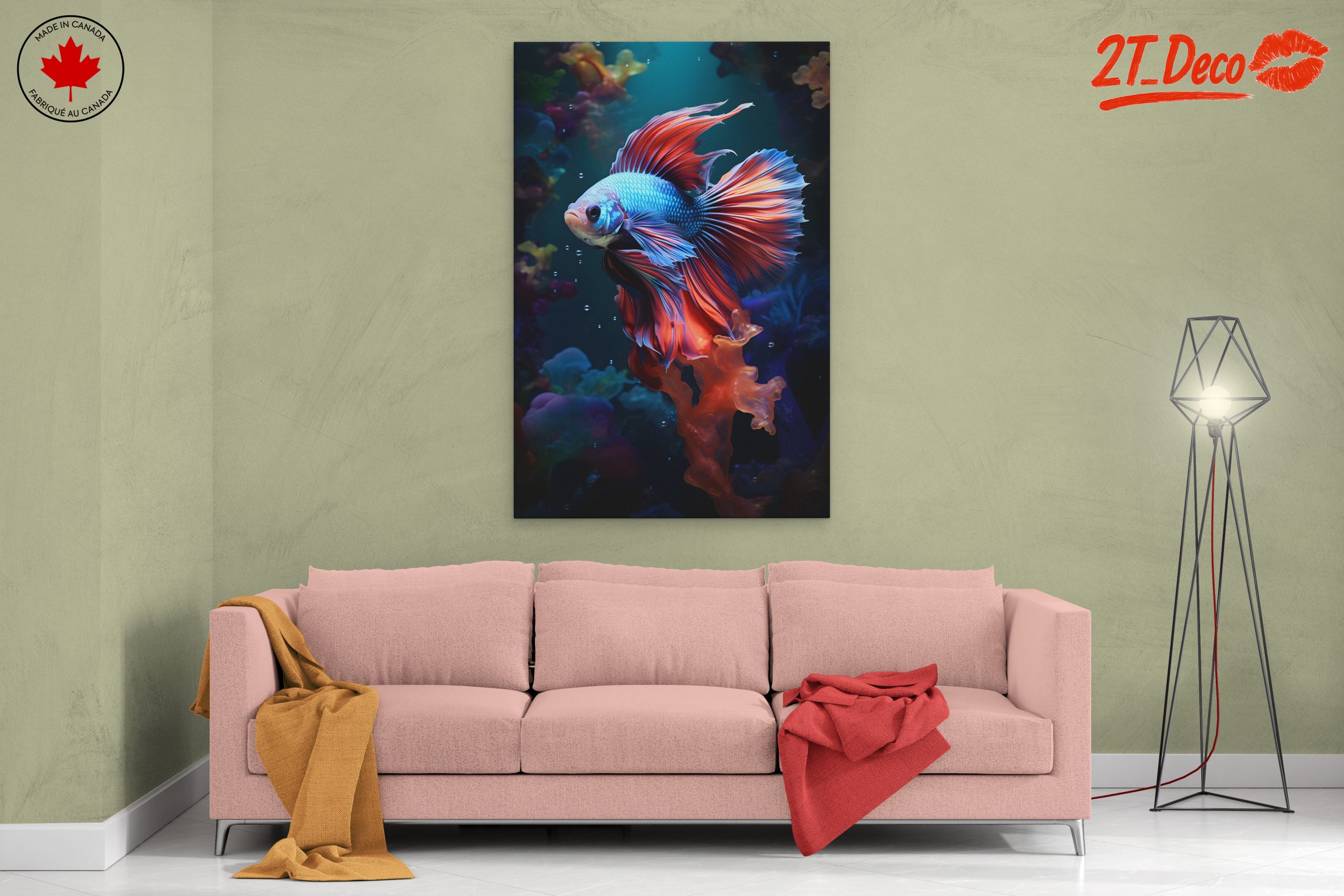 Vibrant Fish Swimming Among Coral - Image 2