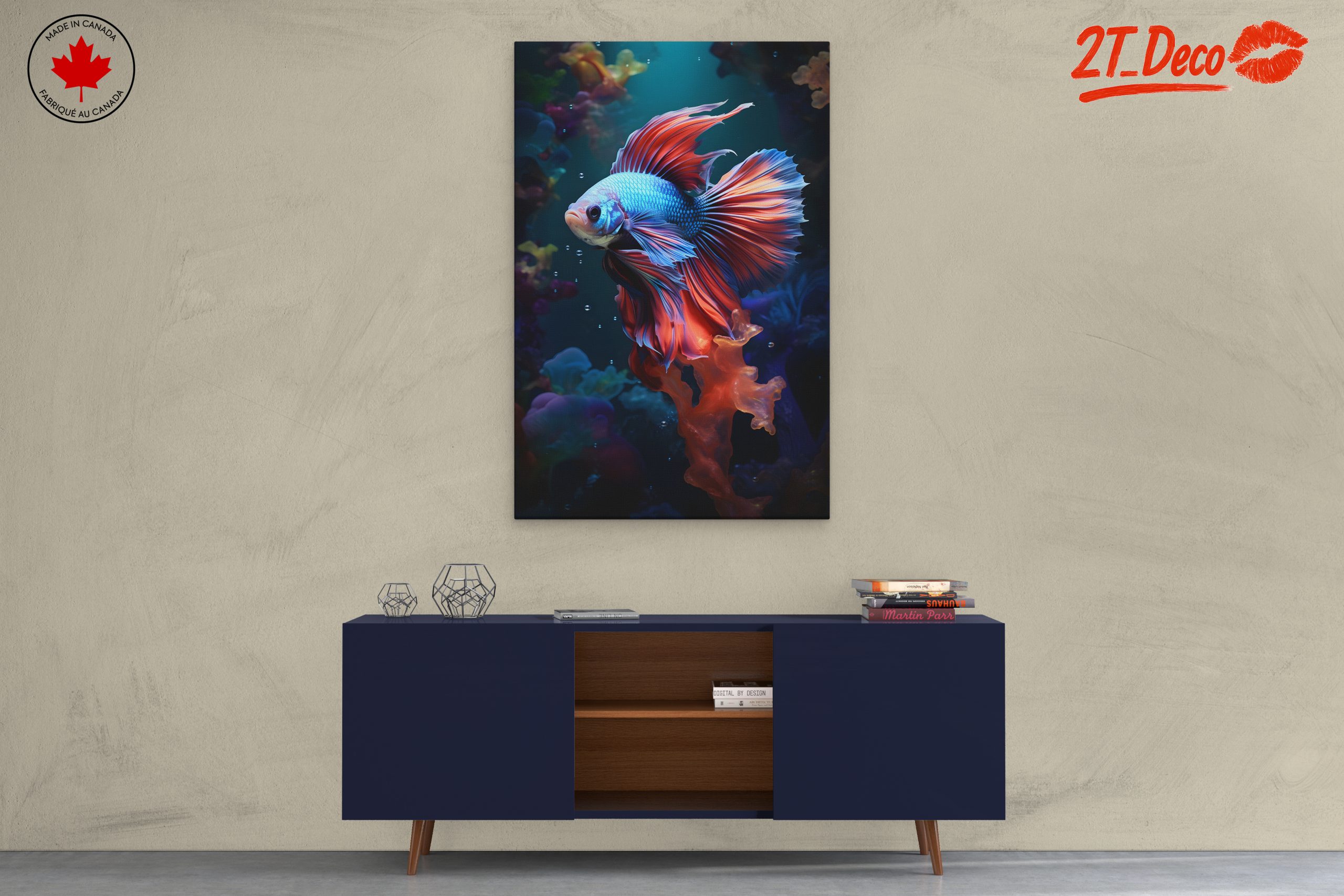 Vibrant Fish Swimming Among Coral - Image 3