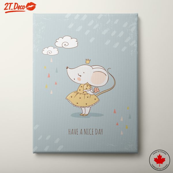 Charming Cute Animal Illustration of a Mouse