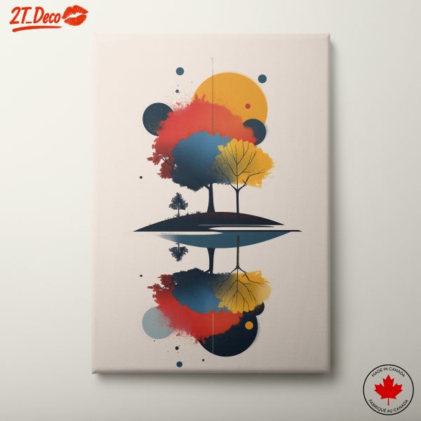 Colorful Abstract Nature Landscape
