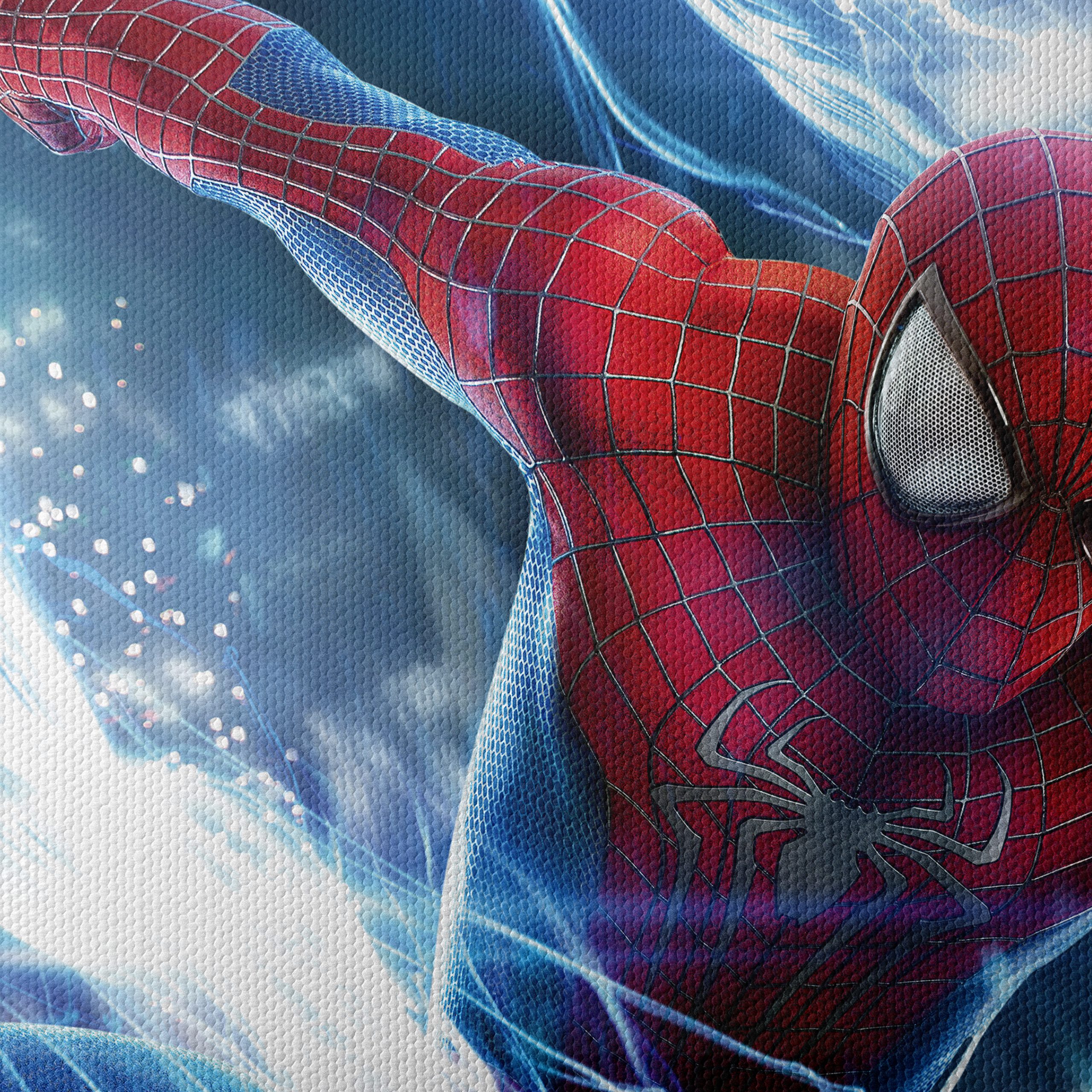 Dynamic Spider Man Artwork with Electric Effects - Image 4
