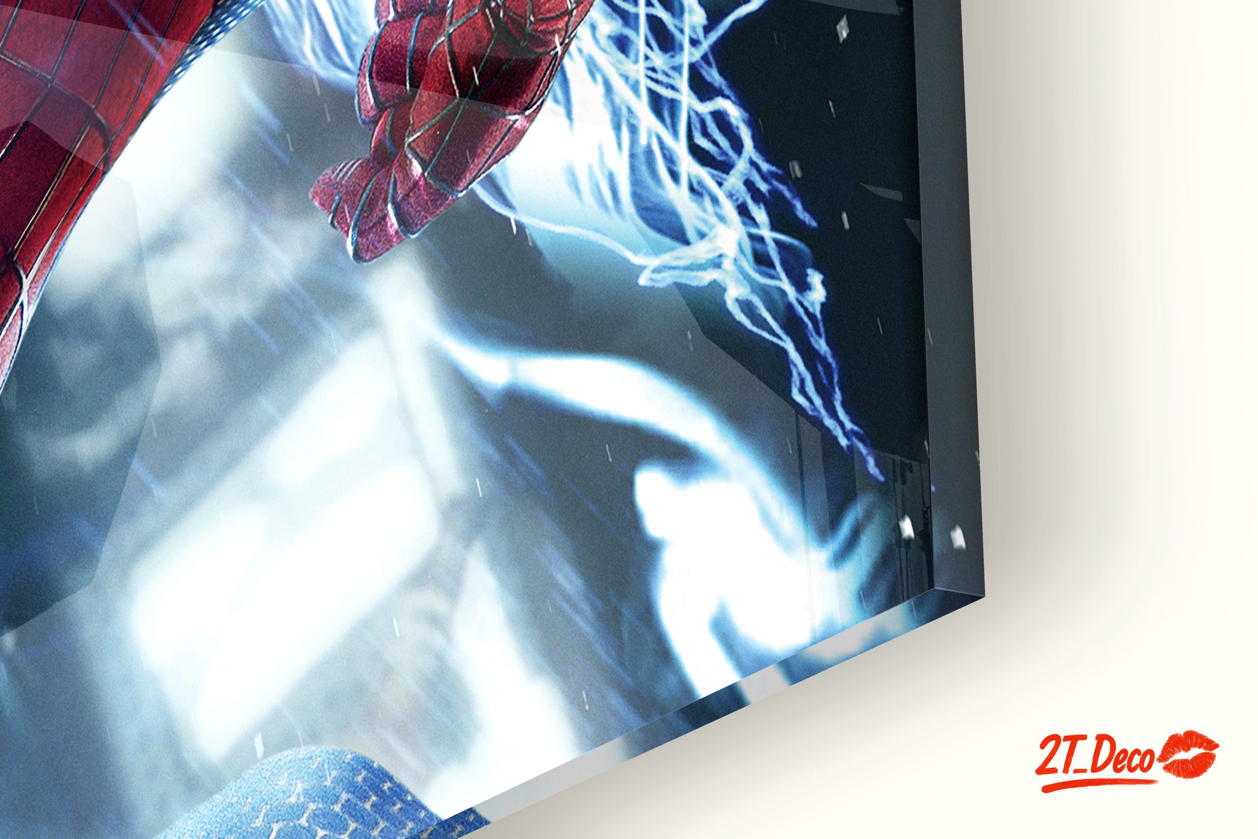 Dynamic Spider Man Artwork with Electric Effects - Image 9
