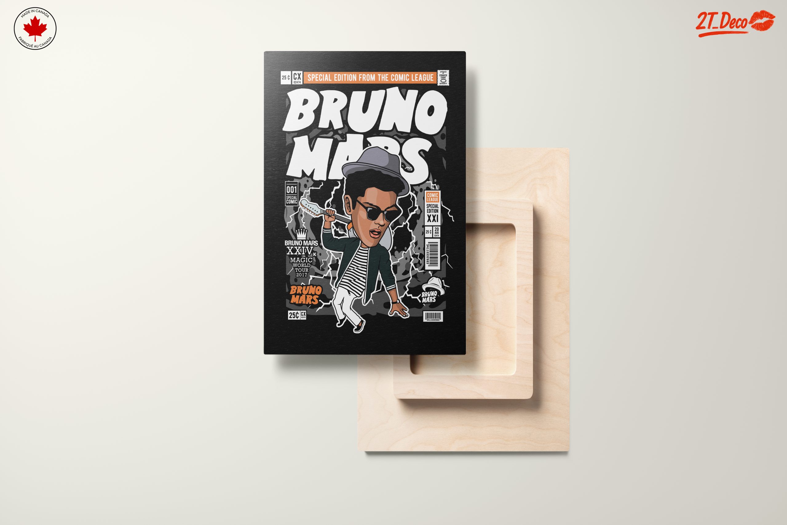 Bruno Mars Comic Style Art - Image 11