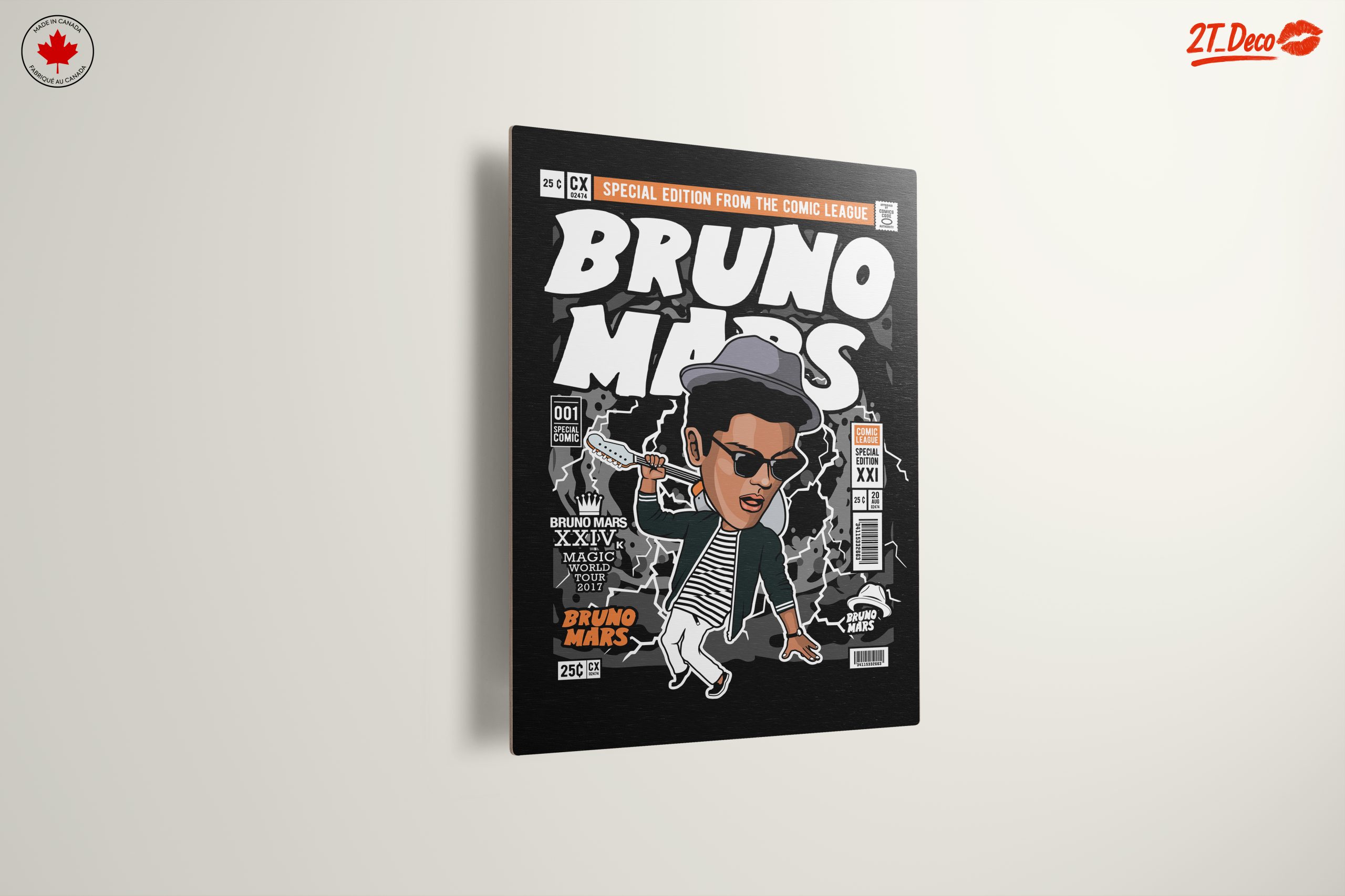 Bruno Mars Comic Style Art - Image 13