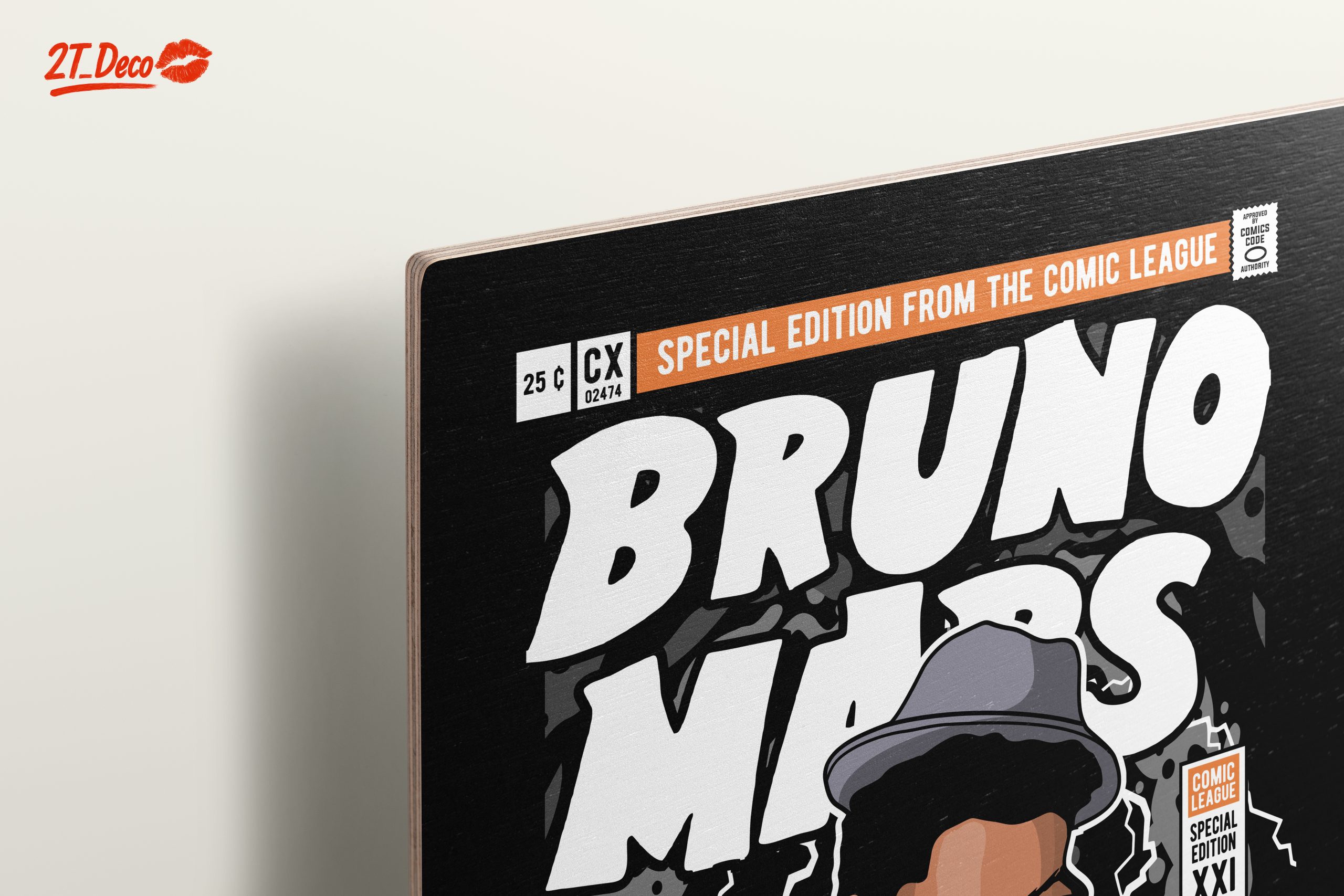 Bruno Mars Comic Style Art - Image 15