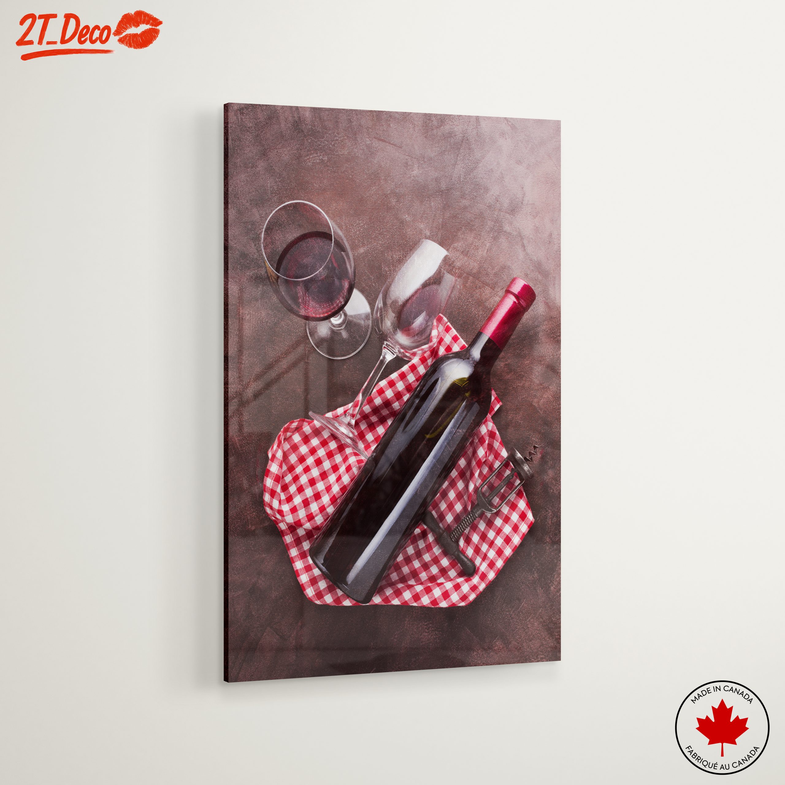 Elegant Wine Bottle and Glasses Still Life - Image 6