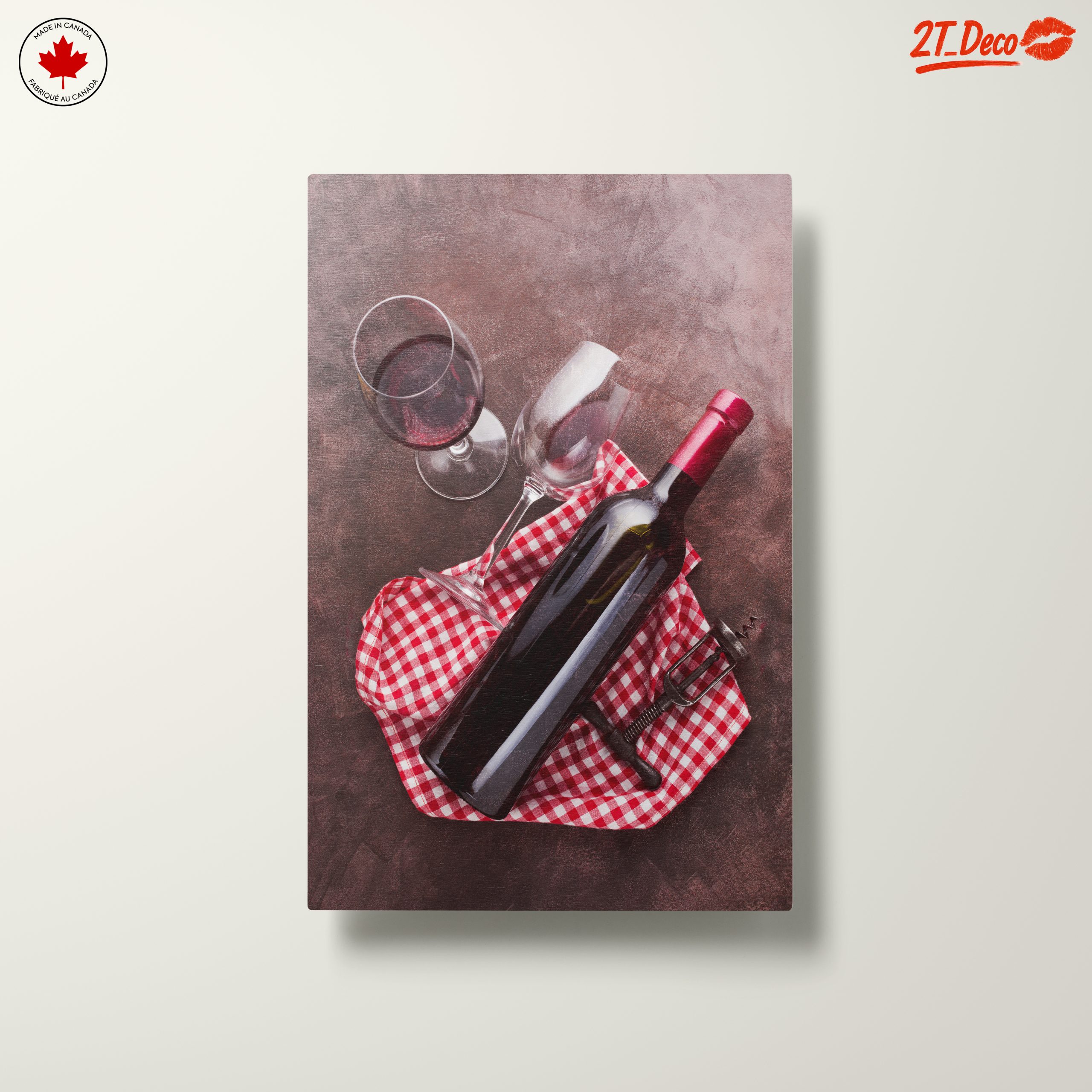 Elegant Wine Bottle and Glasses Still Life - Image 10