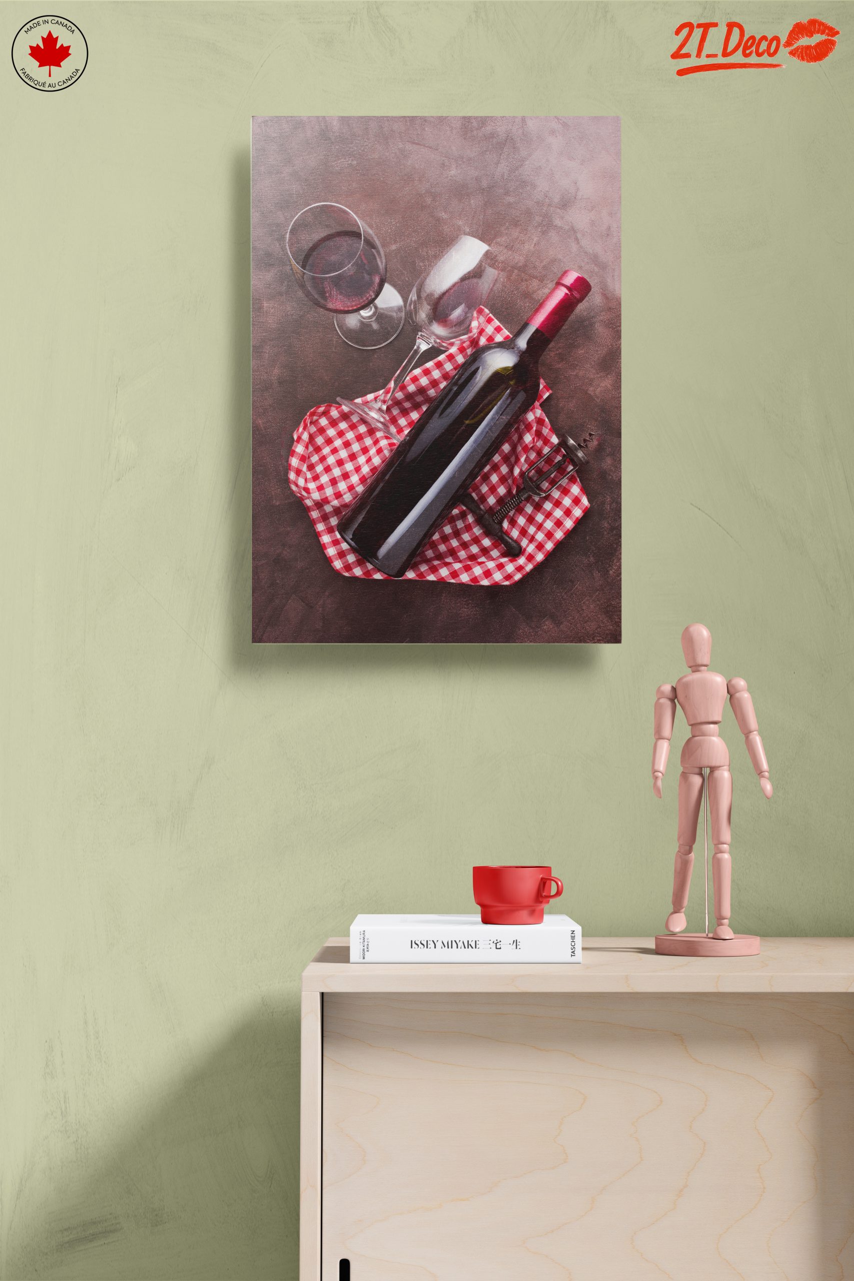 Elegant Wine Bottle and Glasses Still Life - Image 14