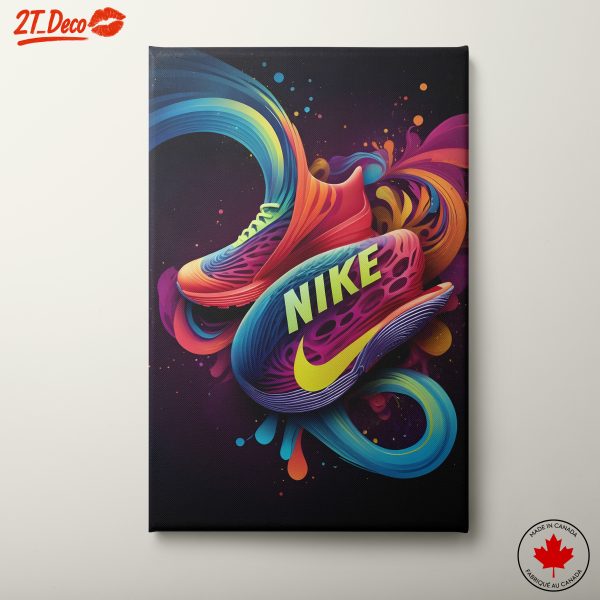 Vibrant Nike Athletic Art