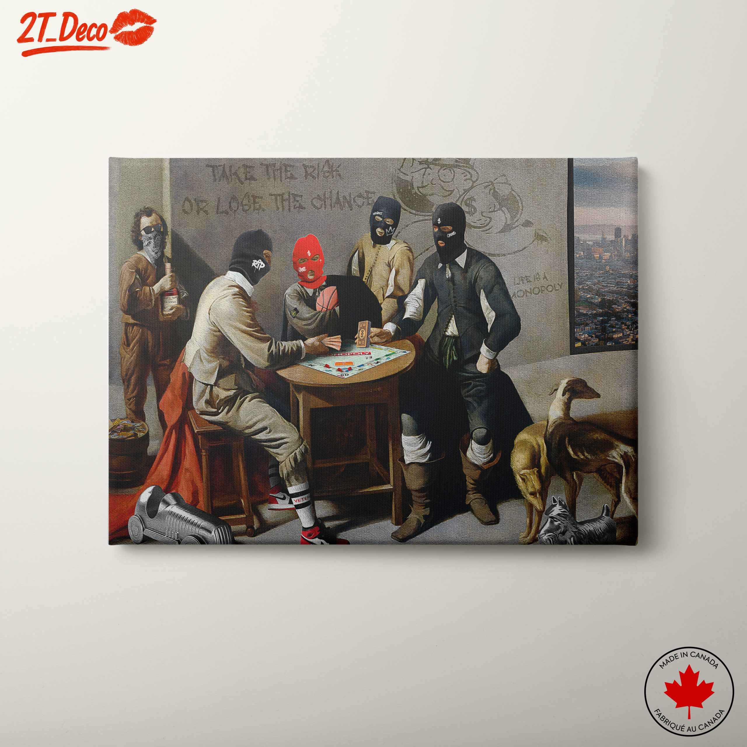 Gangsters Playing Monopoly in Urban Setting