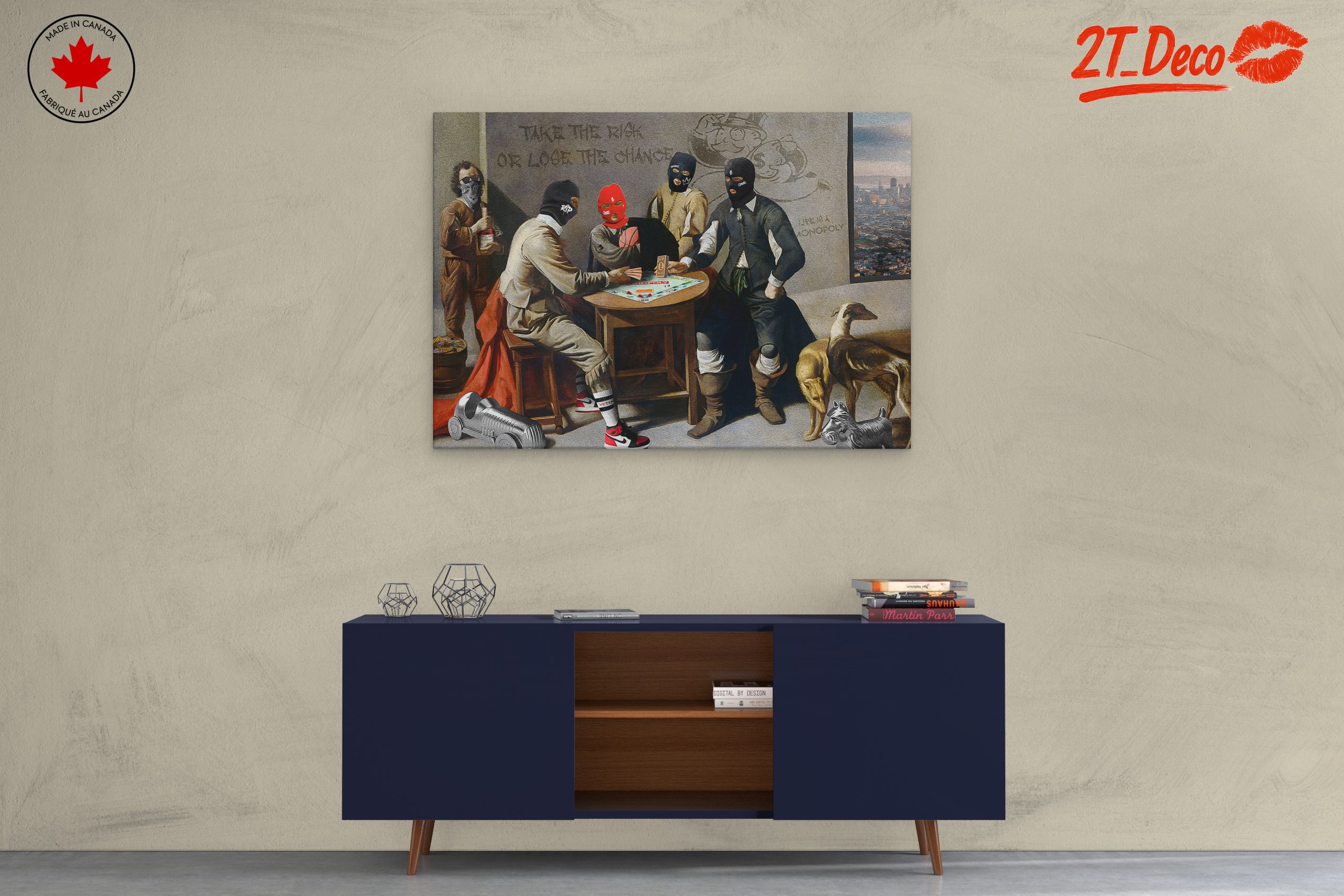 Gangsters Playing Monopoly in Urban Setting - Image 3