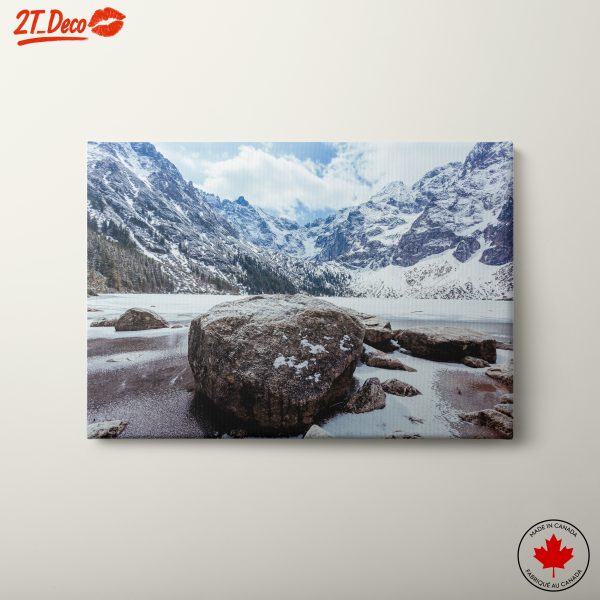 Snowy Mountain Landscape View