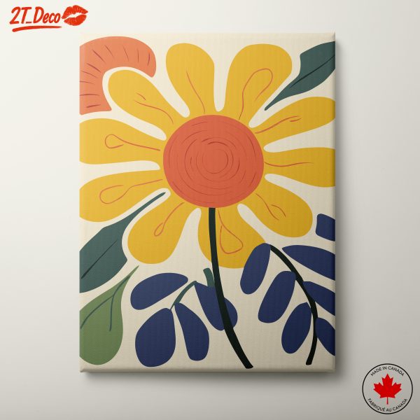Vibrant Botanical Abstract Flower Art 5