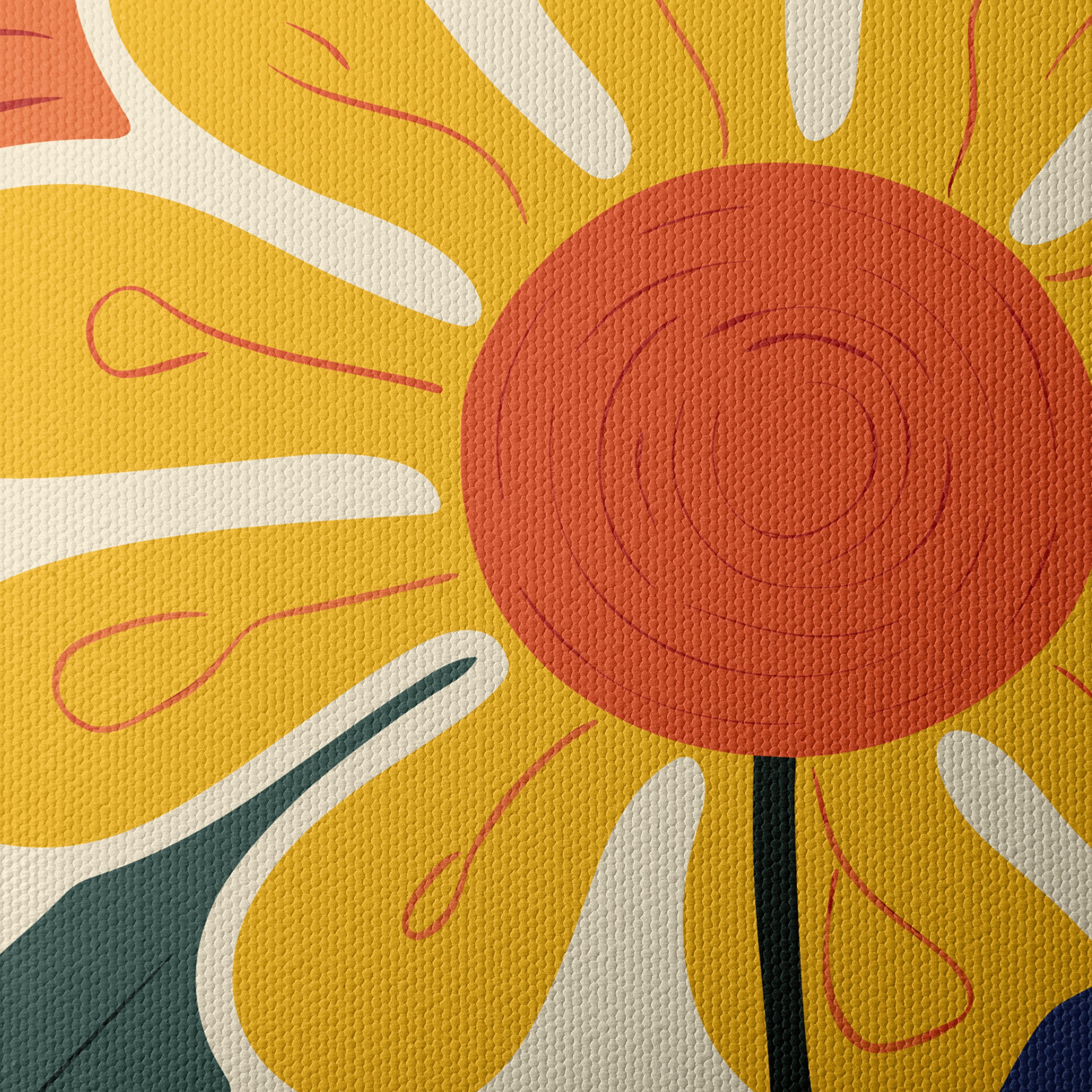 Vibrant Botanical Abstract Flower Art 5 - Image 4