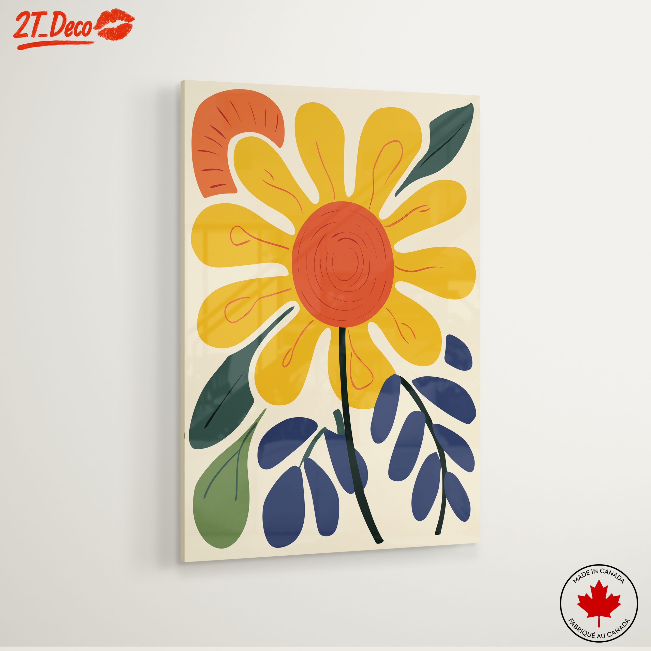 Vibrant Botanical Abstract Flower Art 5 - Image 6