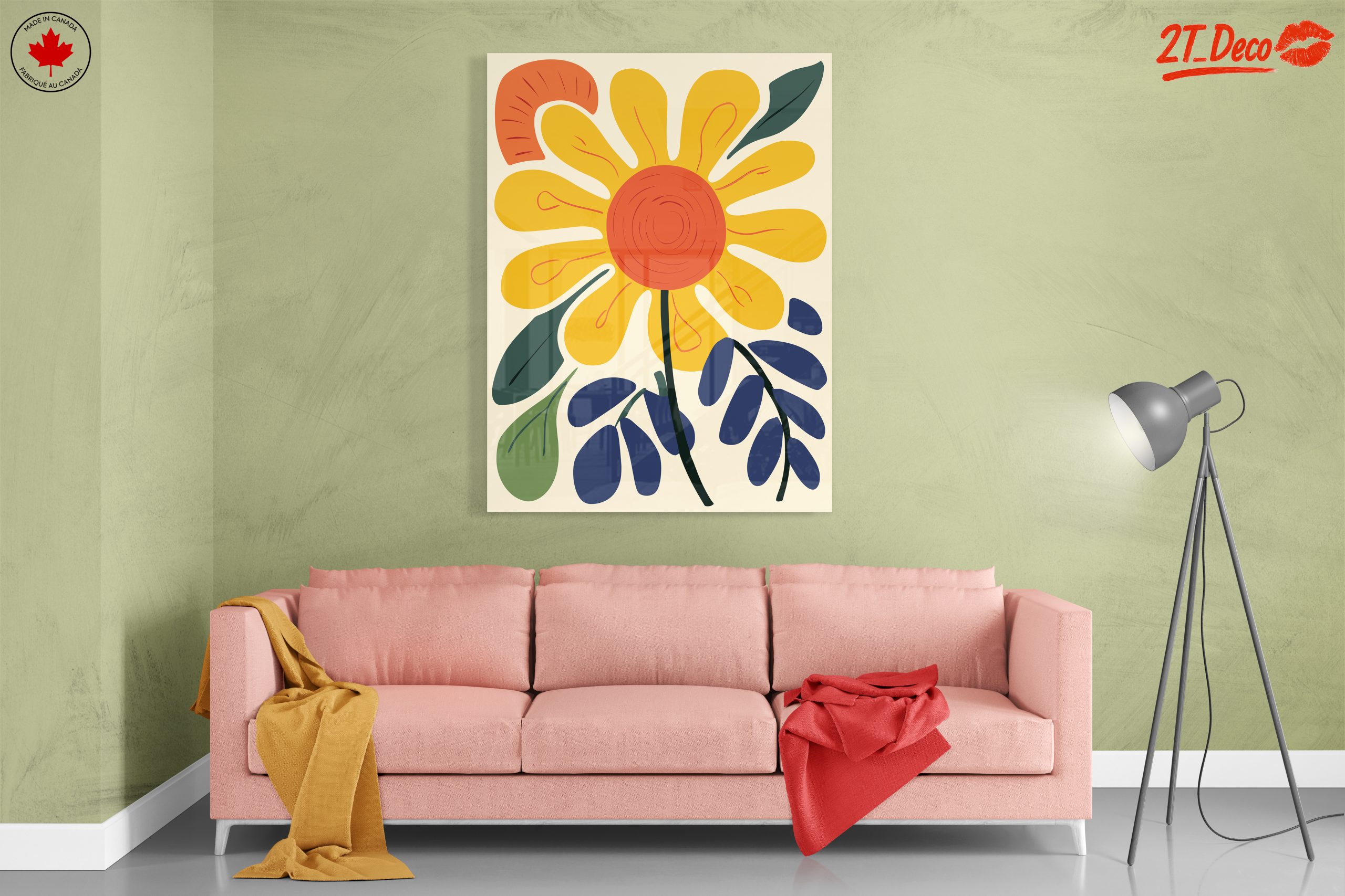 Vibrant Botanical Abstract Flower Art 5 - Image 7